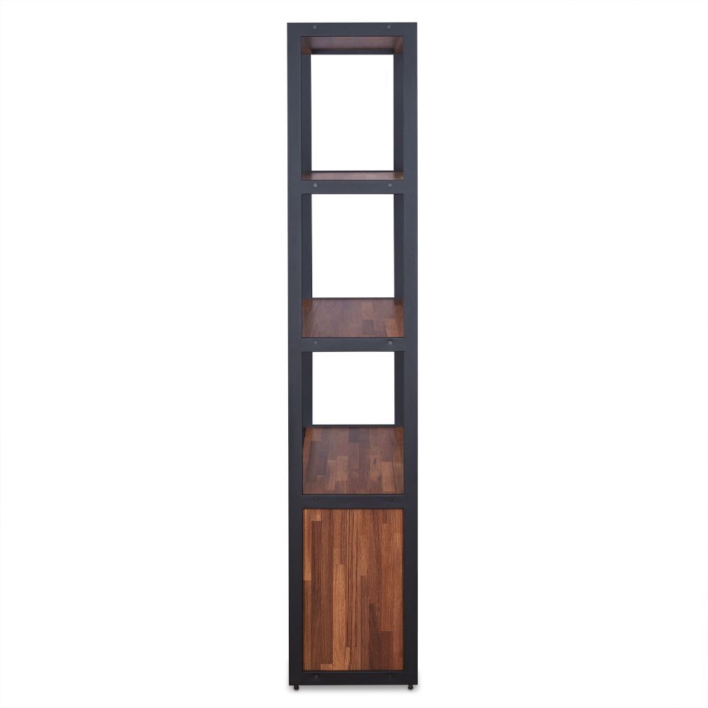 Sara - Bookshelf - Walnut & Sandy Black, dark brown, view 3