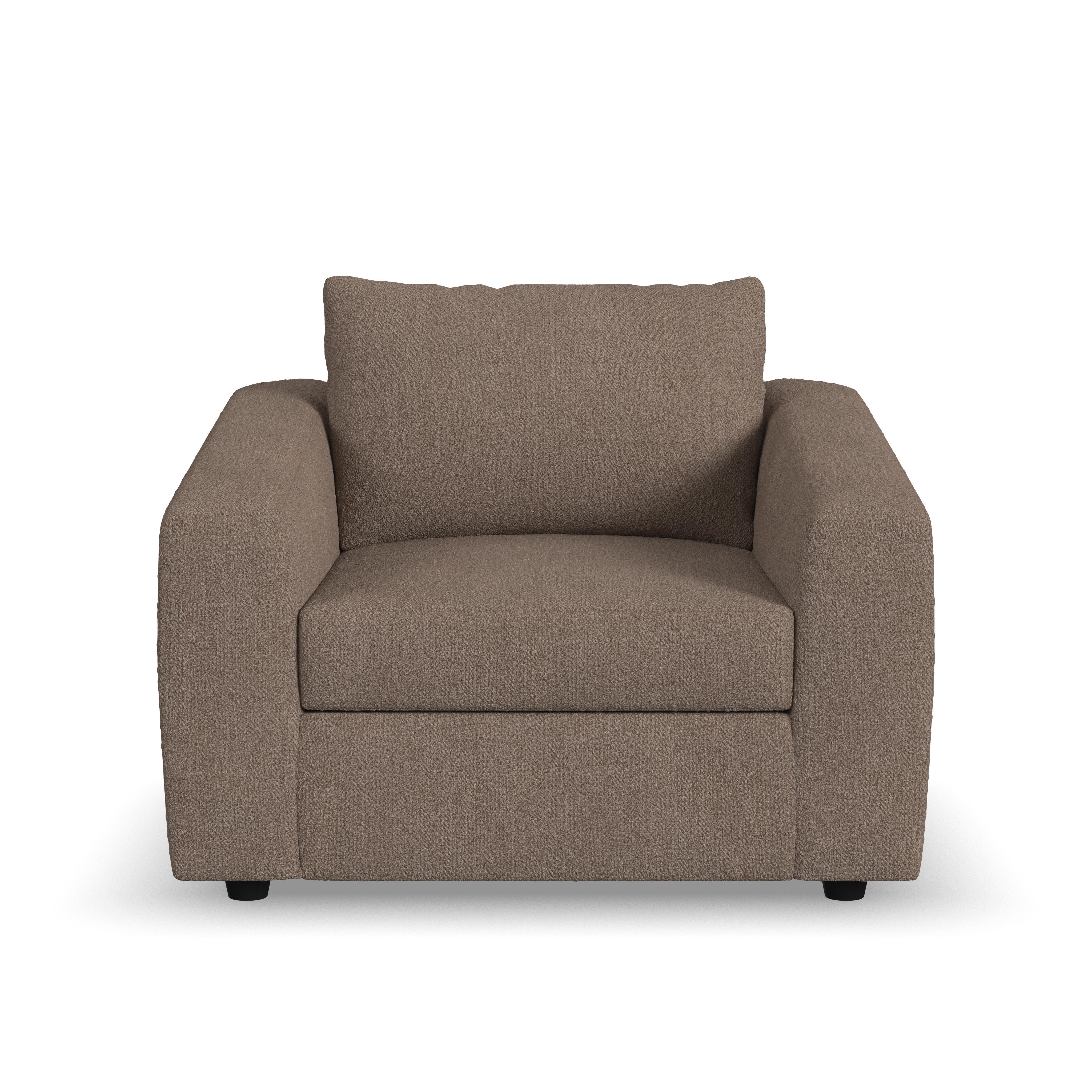 Chevy - Fabric Dining Chair - Brown, light brown, view 2