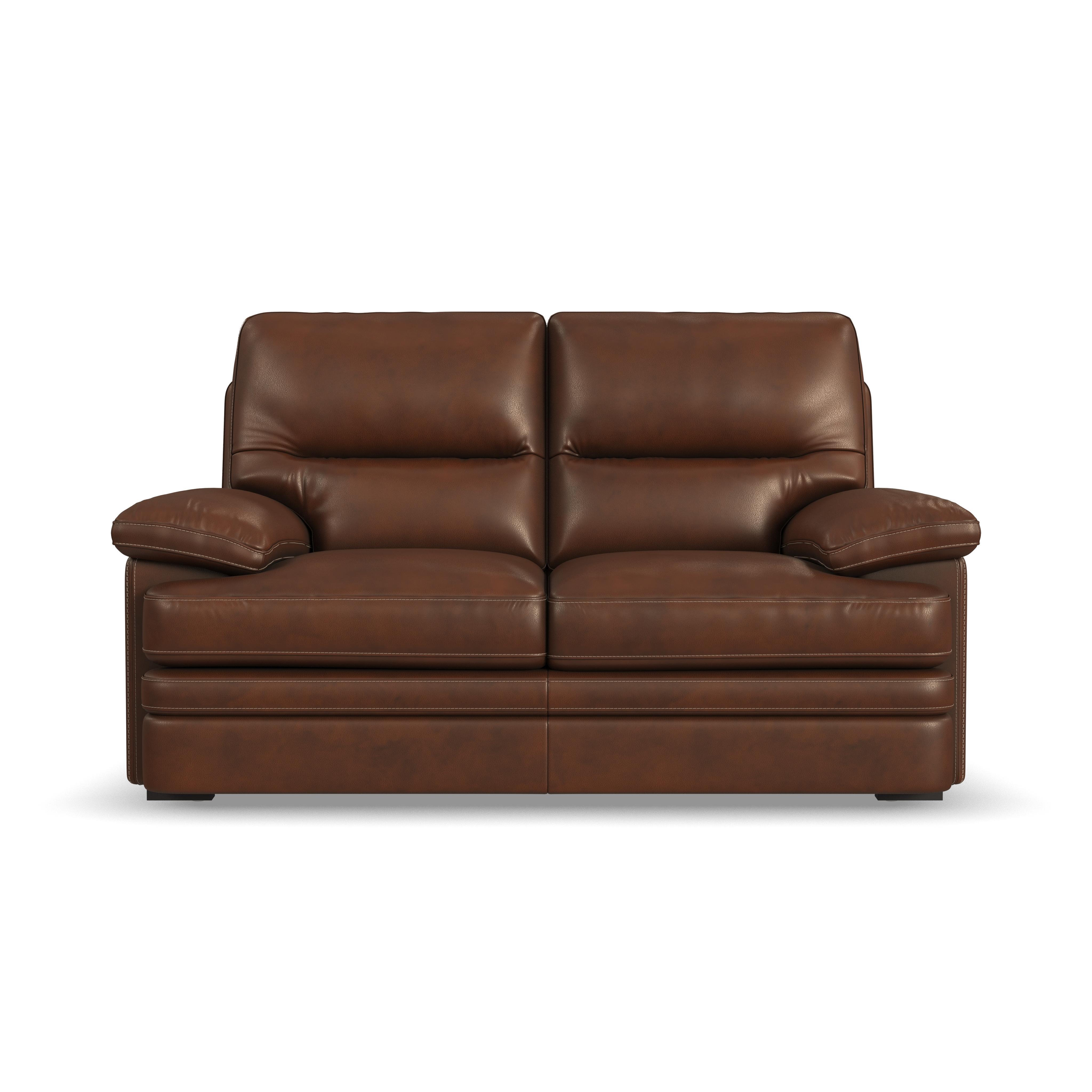 David - Loveseat - Pecan, dark brown, view 2