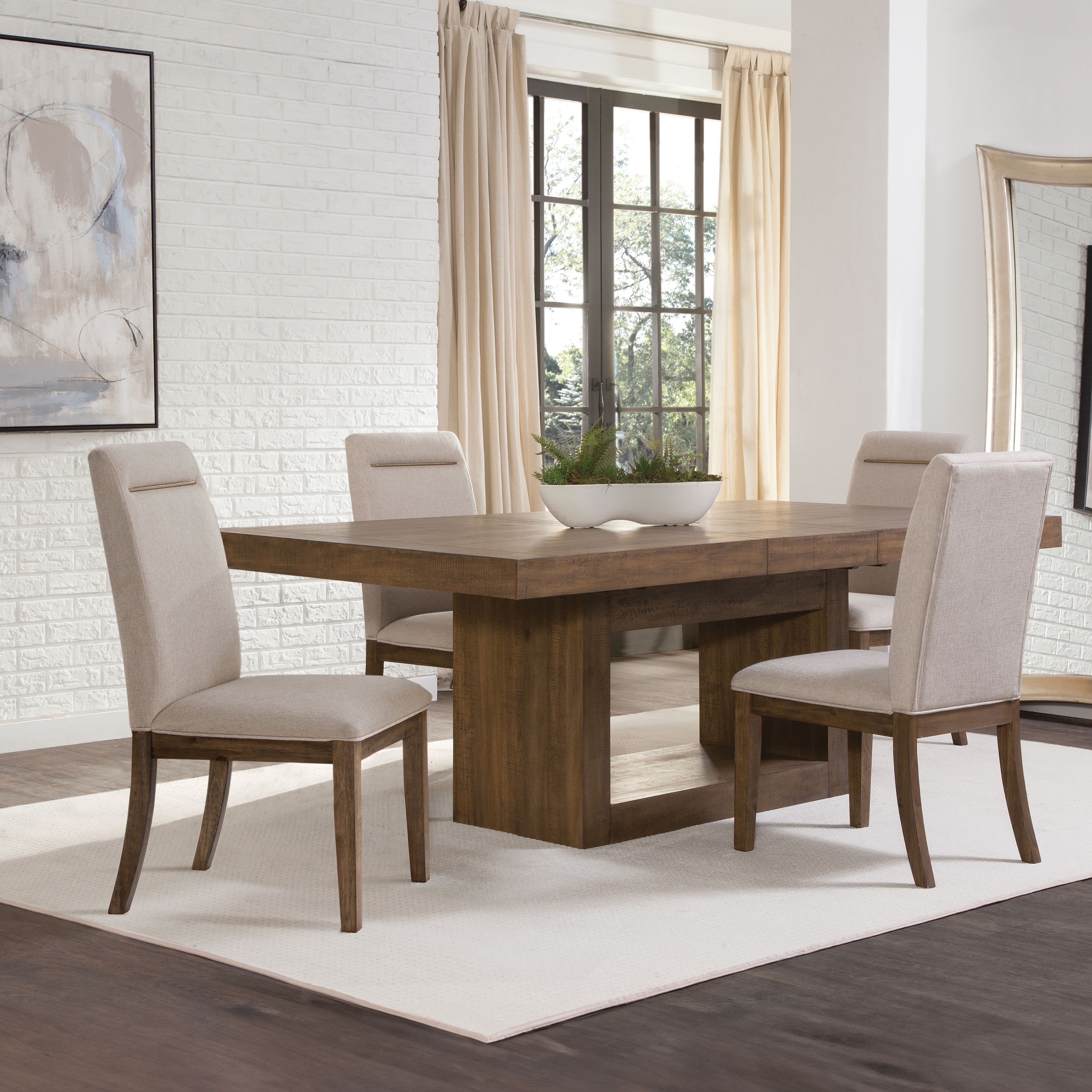 Garland - 5 Piece Dining Set - Light Brown