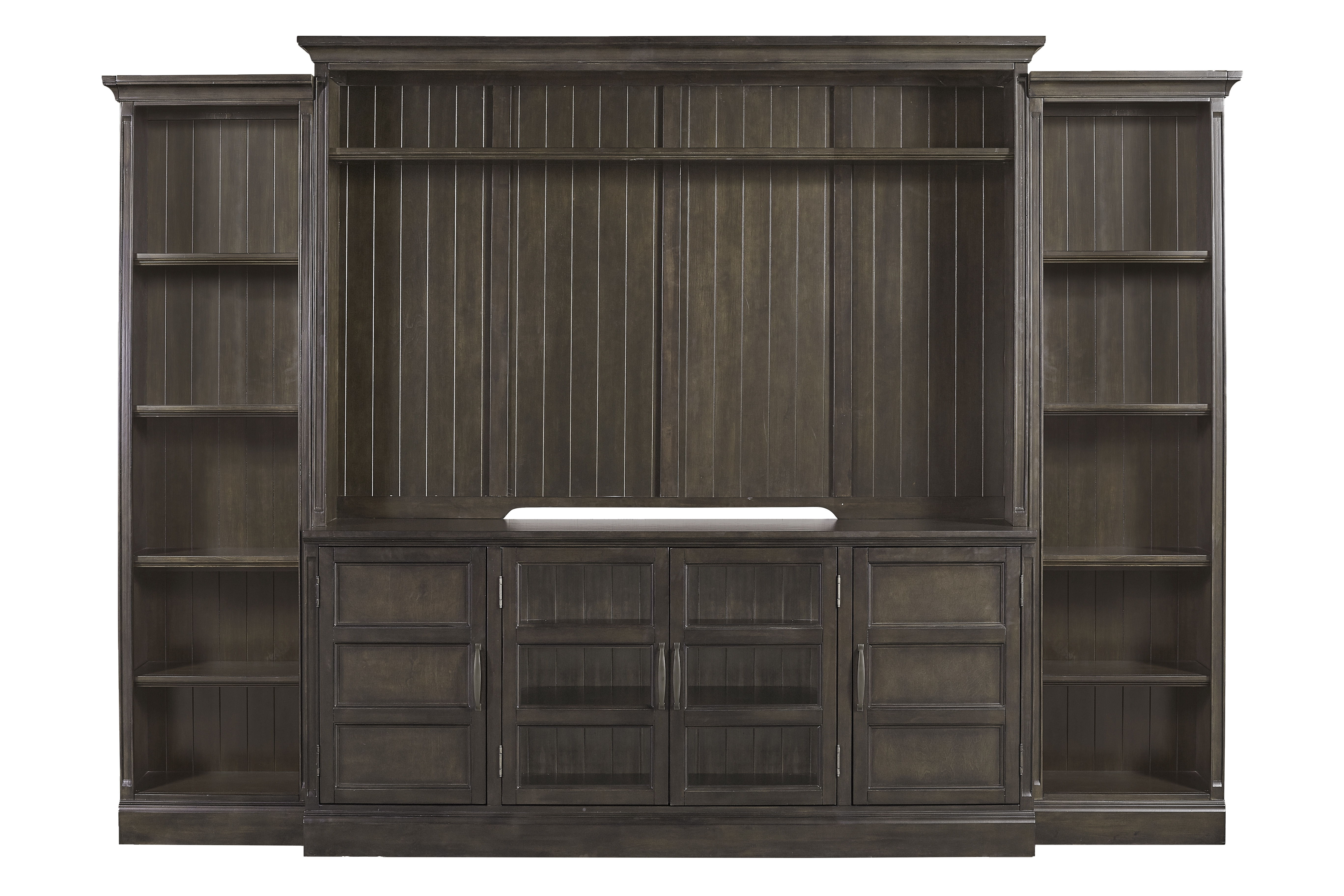 Parker House Shoreham - 4 Piece Entertainment Wall - Medium Roast