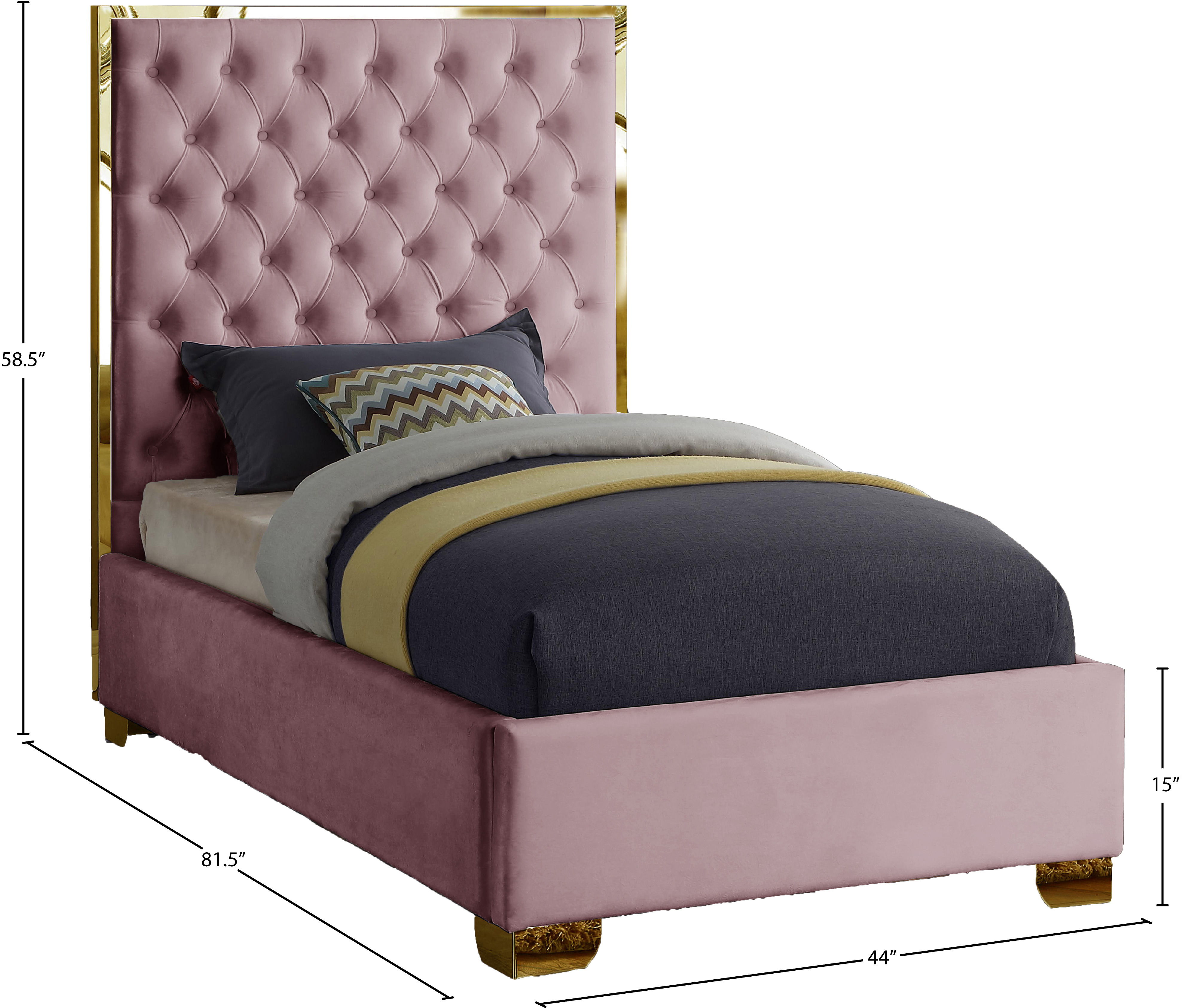 Lana - Twin Bed - Pink