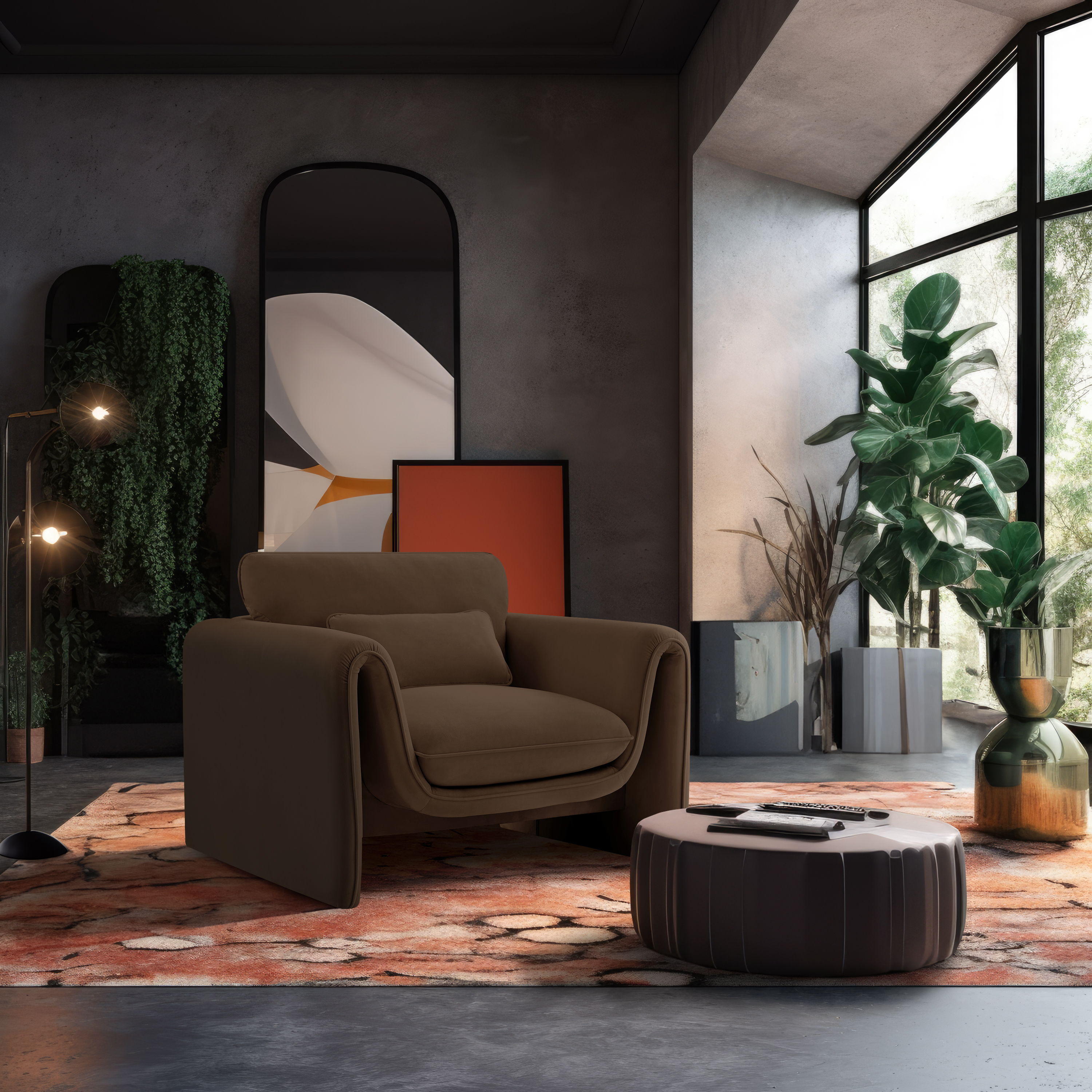 Sloan - Chair - Brown