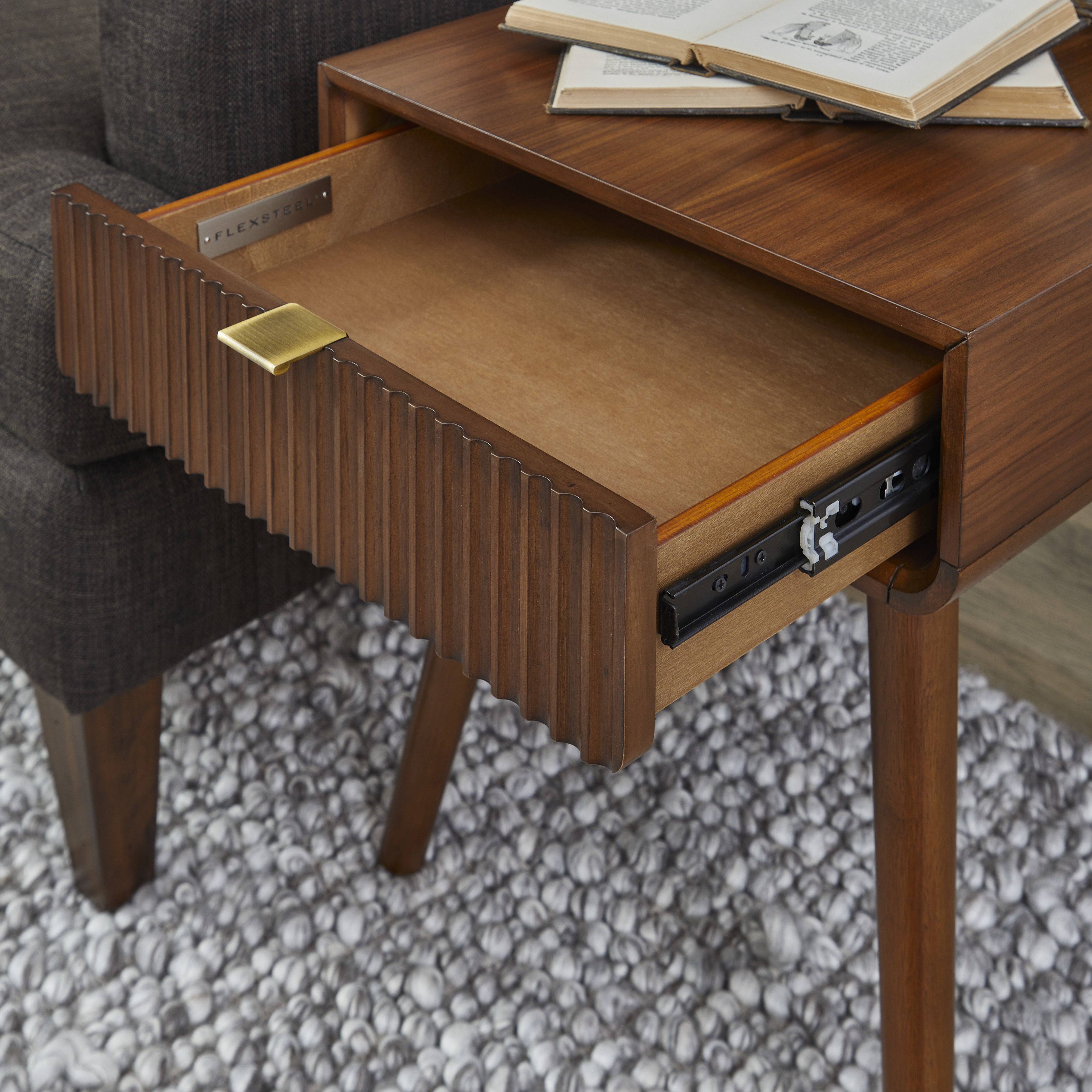 Ludwig - Occasional End Table - Dark Brown, dark brown, view 5