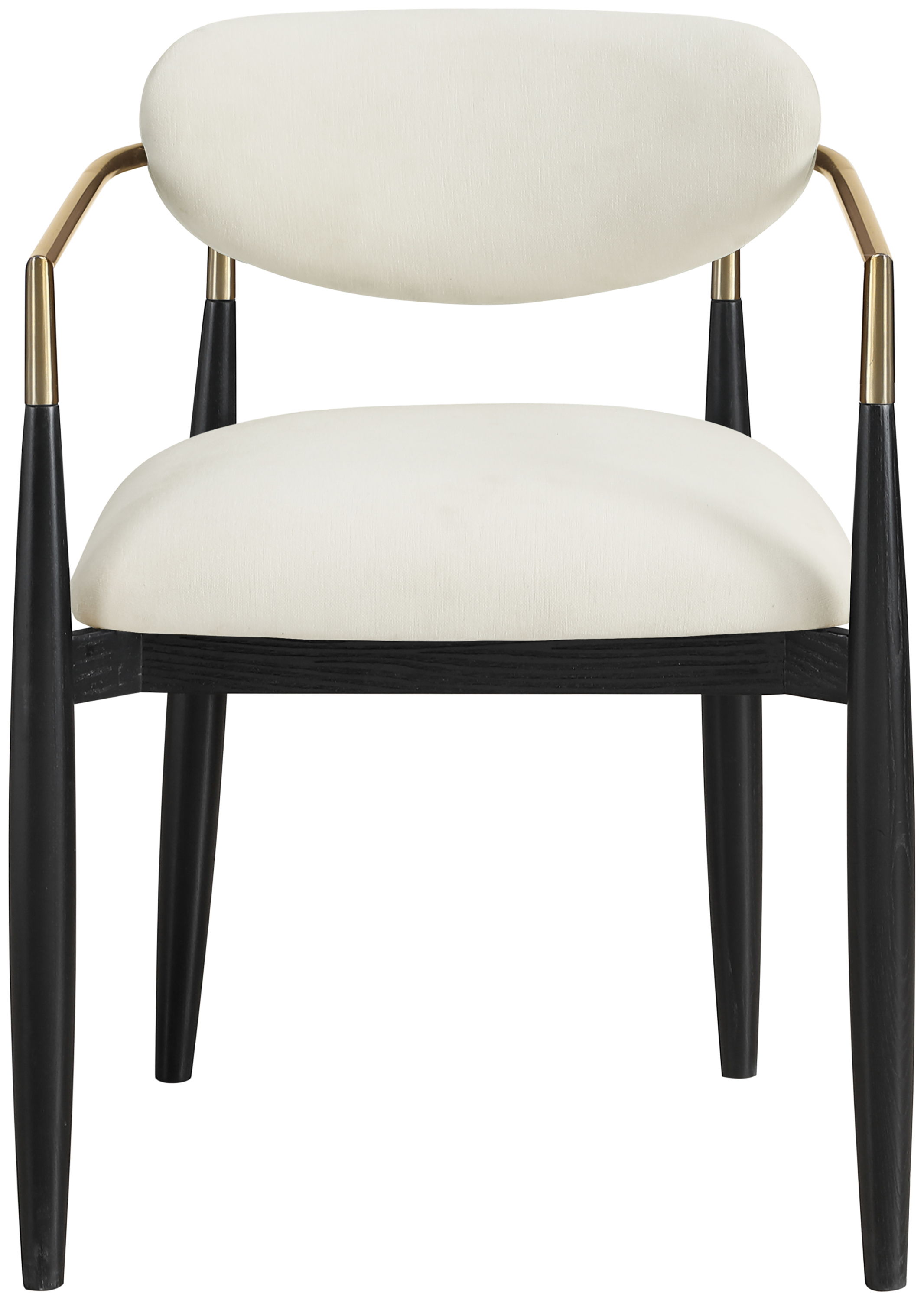 Riccio - Performance Fabric Dining Arm Chair (Set of 2) - Beige