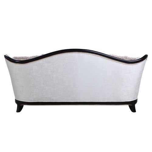 Nurmive - Sofa With 7 Pillows - Beige Fabric, white, view 3