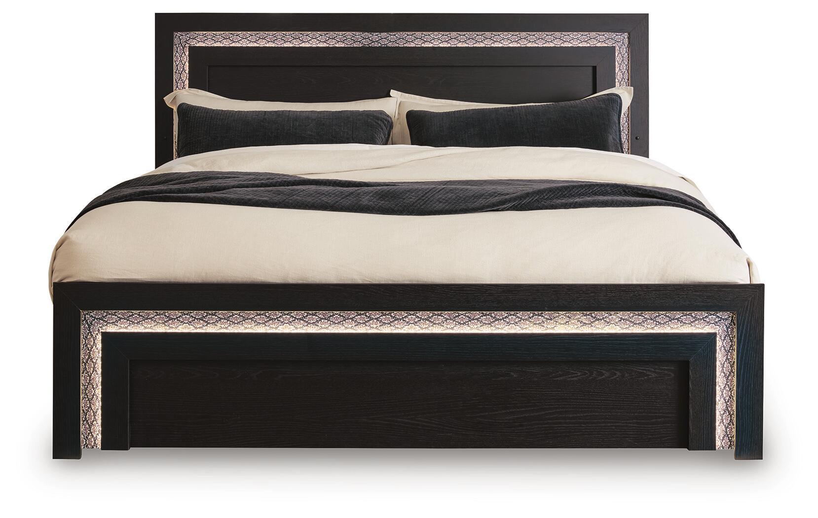 Shoralli - Queen Panel Bed - Black