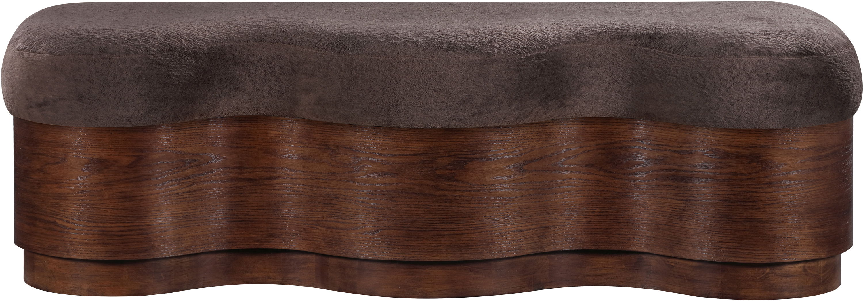Savoy - Bench With Brown Base - Brown