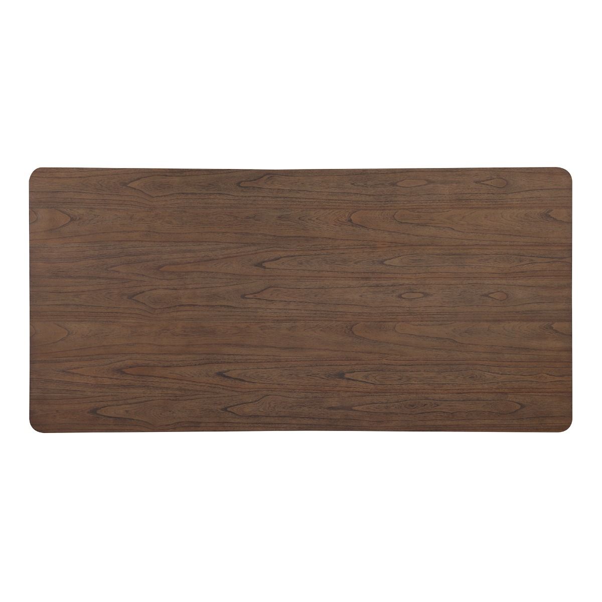 Ouida - Dining Table - Brown & Gold, dark brown, view 3