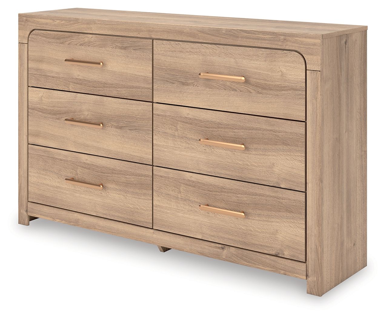 Ashley Furniture Kinlanni - Six Drawer Dresser - Tan - Image 6