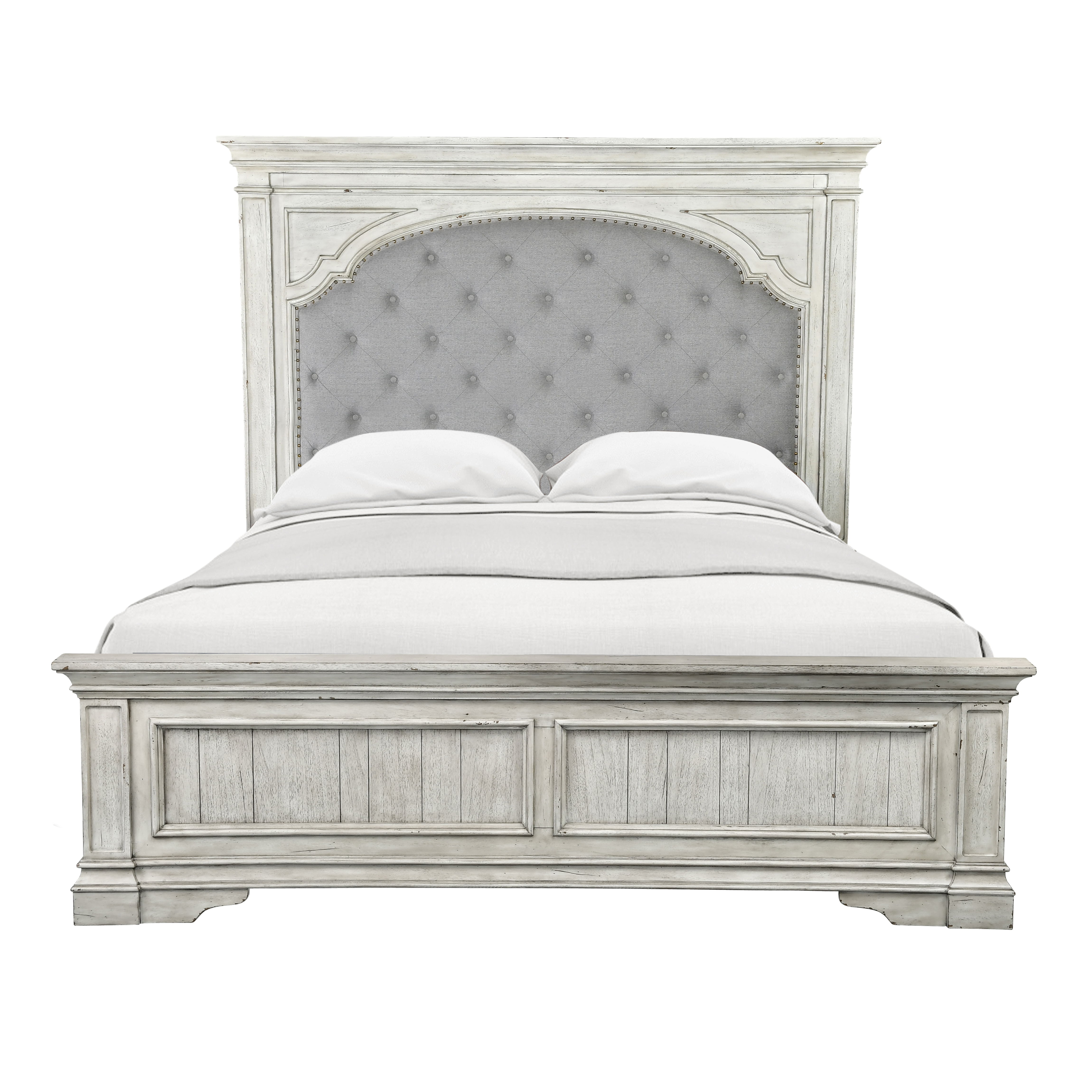 Highland Park - King Bed - Ivory