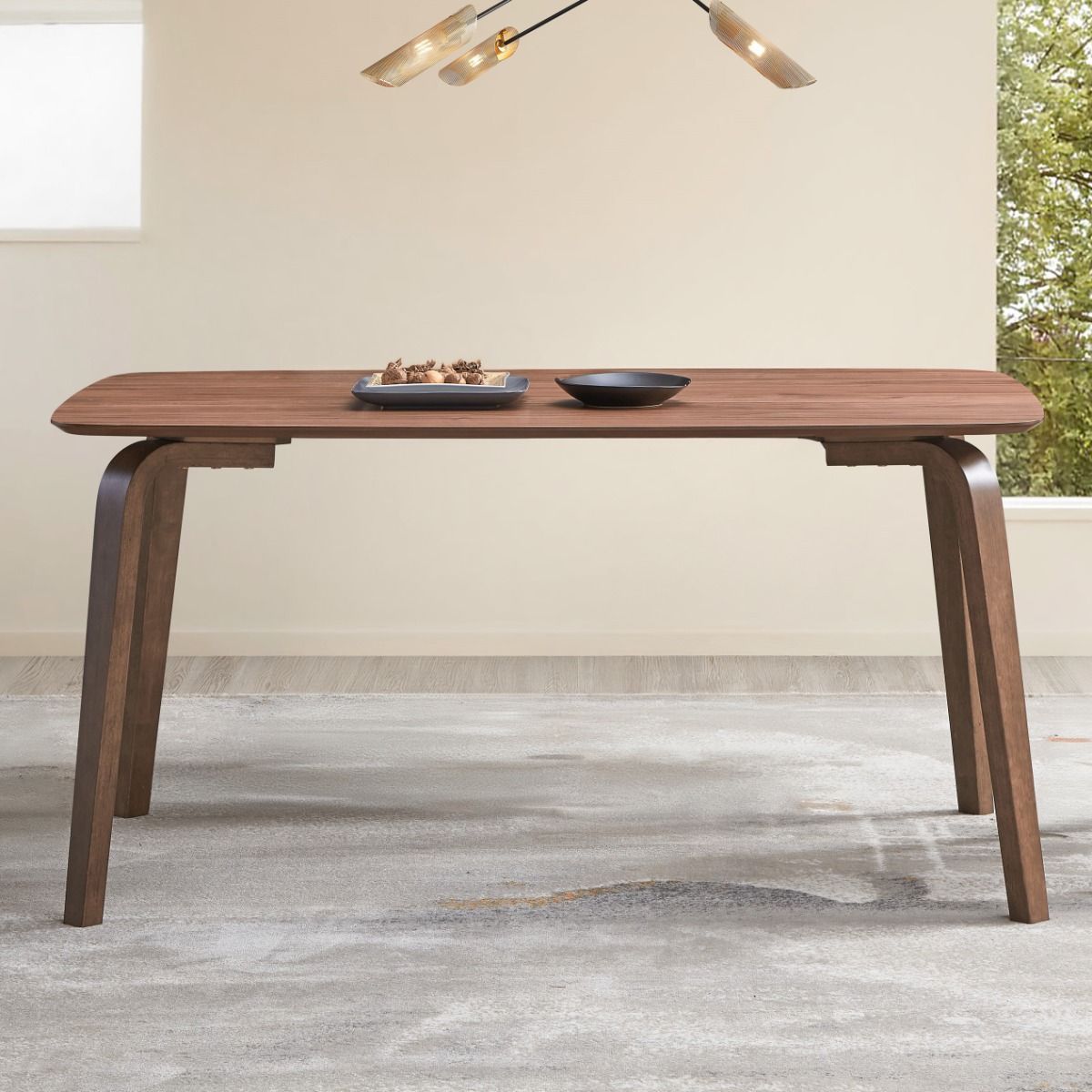 Casson - Dining Table - Walnut, dark brown
