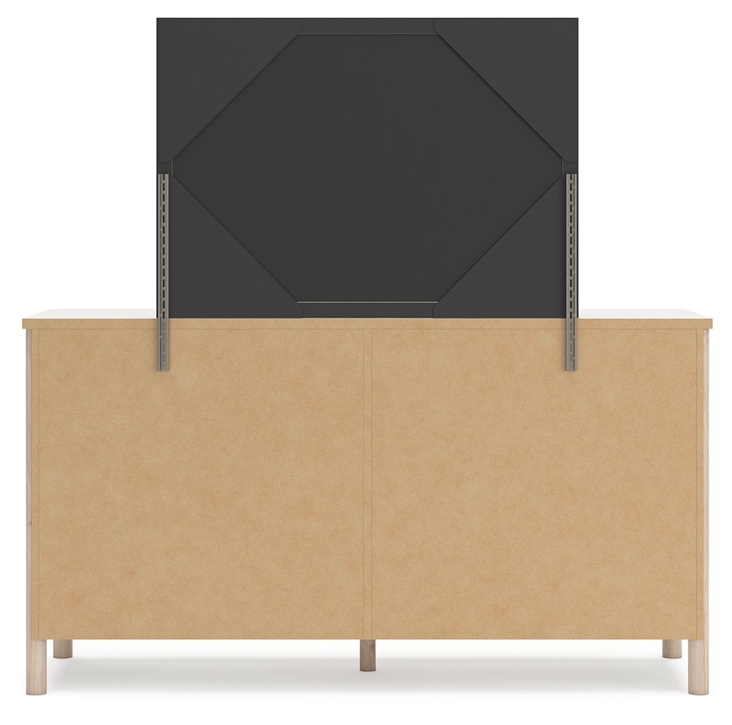 Ashley Furniture Cadmori - Dresser And Mirror - Two-Tone - Image 7
