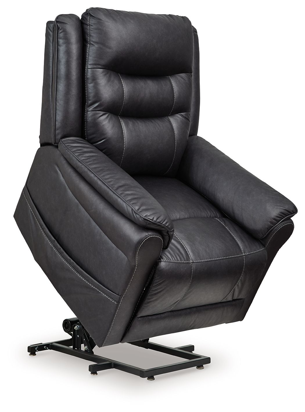 Ashley Furniture Oatman - Power Lift Recliner - Carbon - Image 5