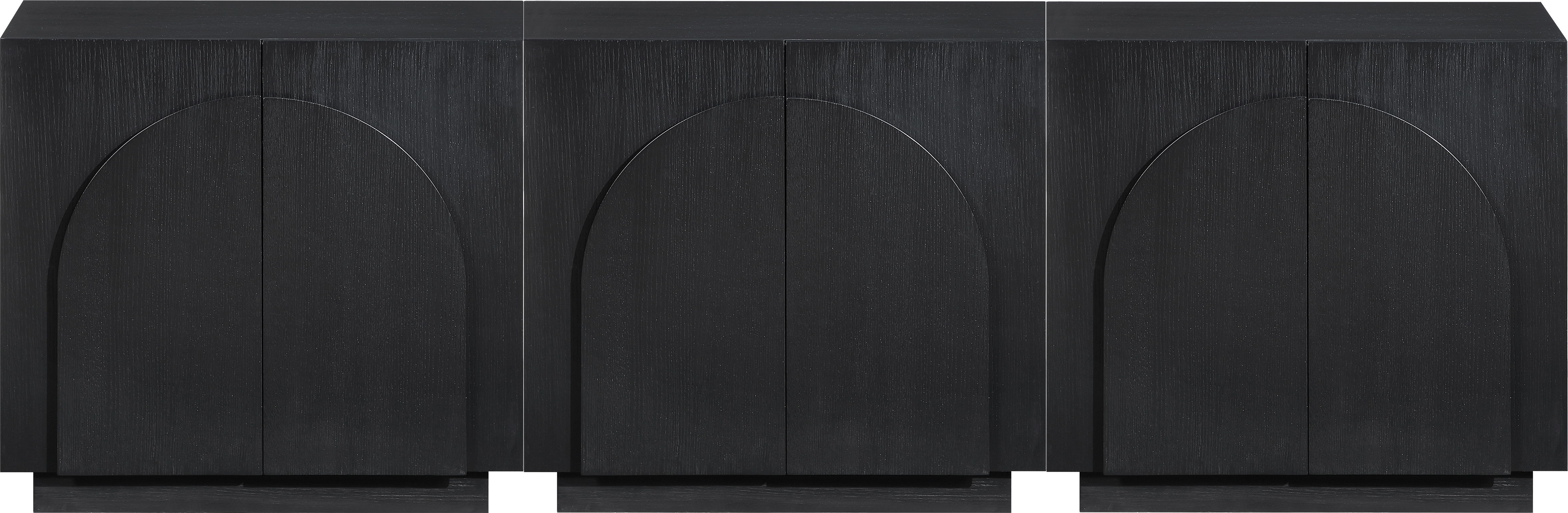 Navona - 3 Piece Sideboard / Buffet - Black