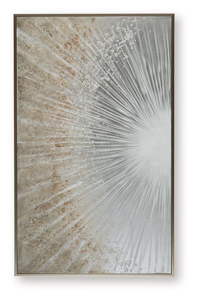 Ashley Furniture Waldard - Wall Art - Gray / Taupe / White - Image 4