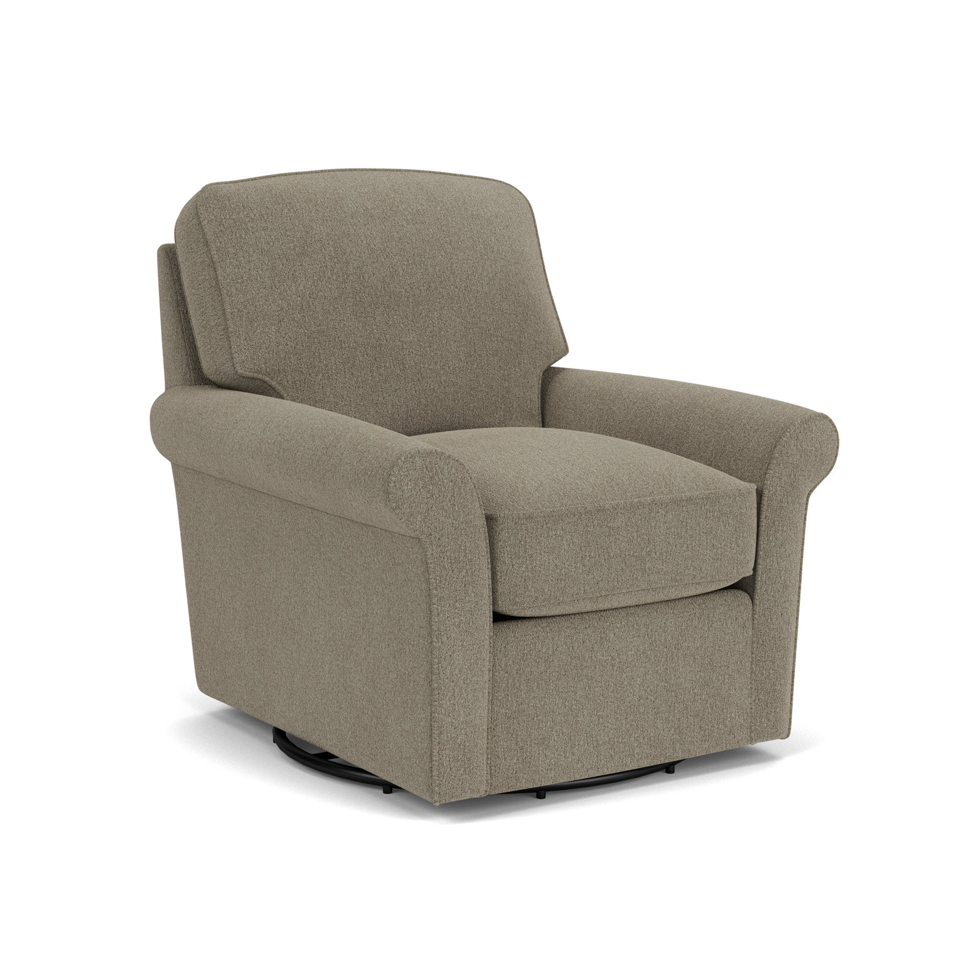 Parkway - Fabric Swivel Glider, light gray, view 2