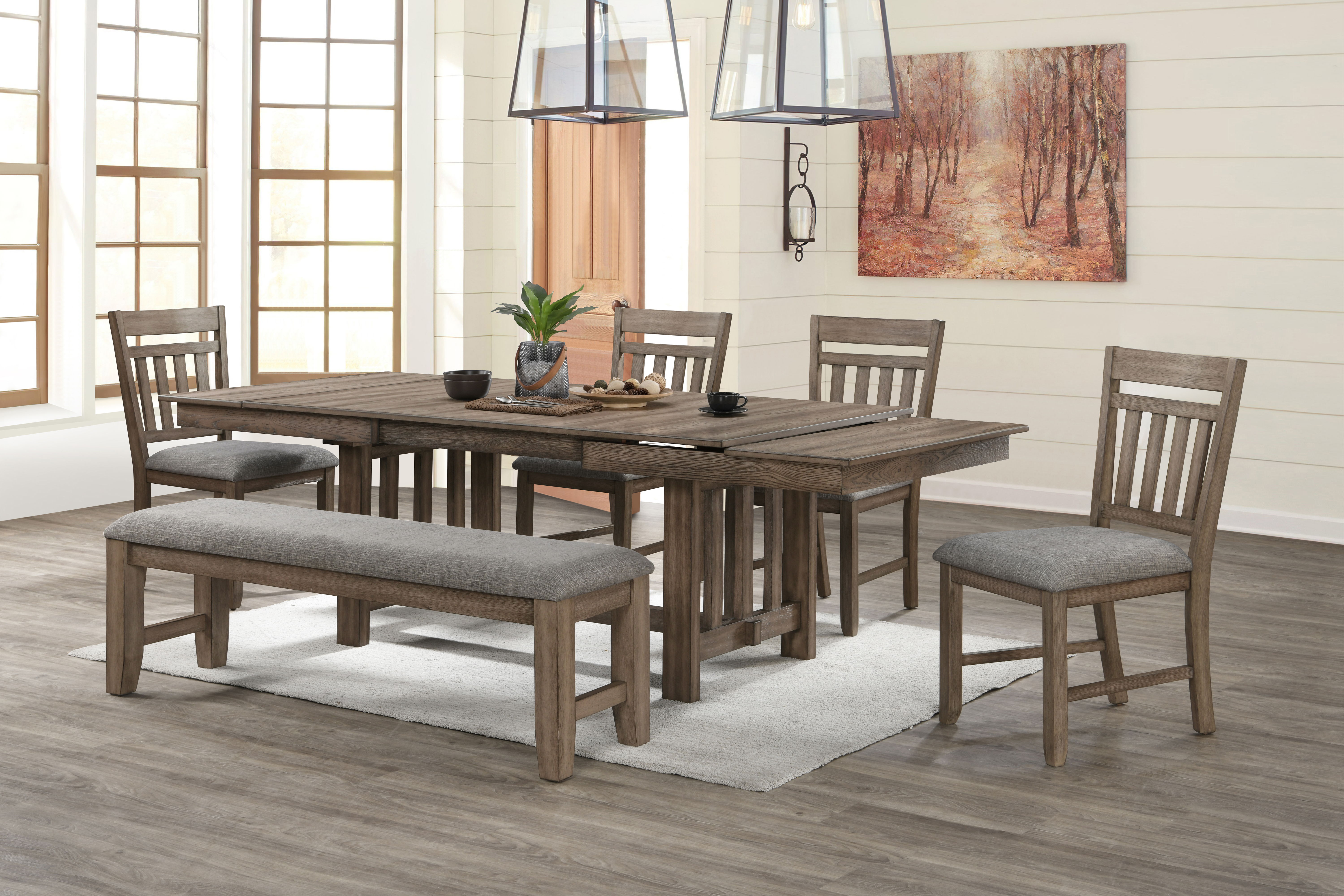 Harrisburg - Bench - Walnut, light brown, view 6