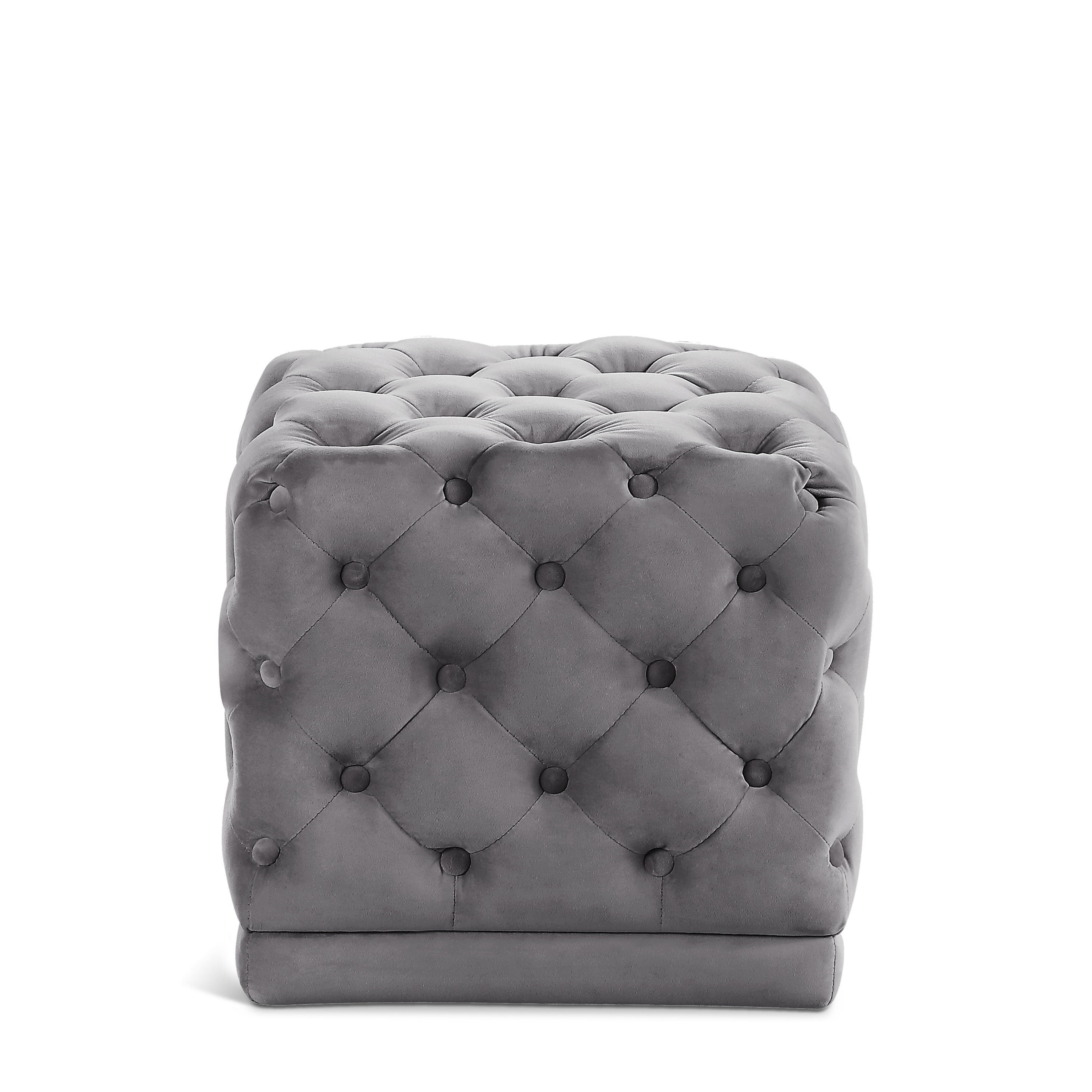 Stella - Ottoman / Stool - Gray