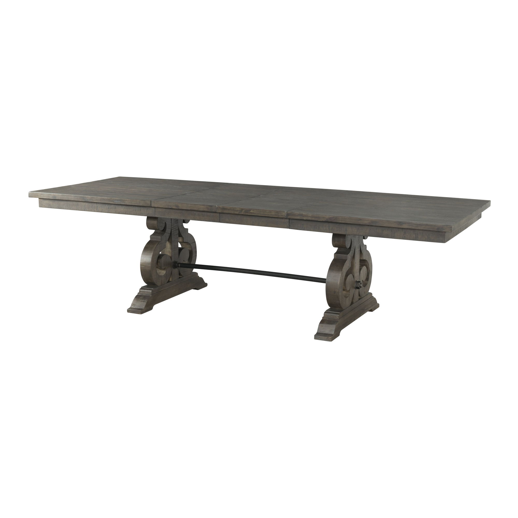 Stone - 7 Piece Dining Set (Table, Four Side Chairs And Two Parson Chairs) - Smokey Walnut
