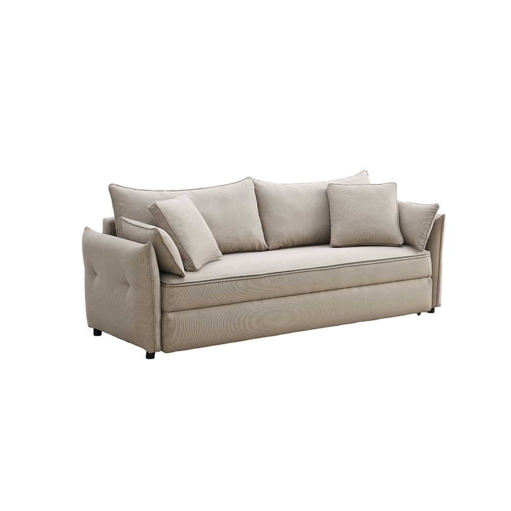 Irina - Sofa With Sleeper - Beige Fabric, beige, view 7