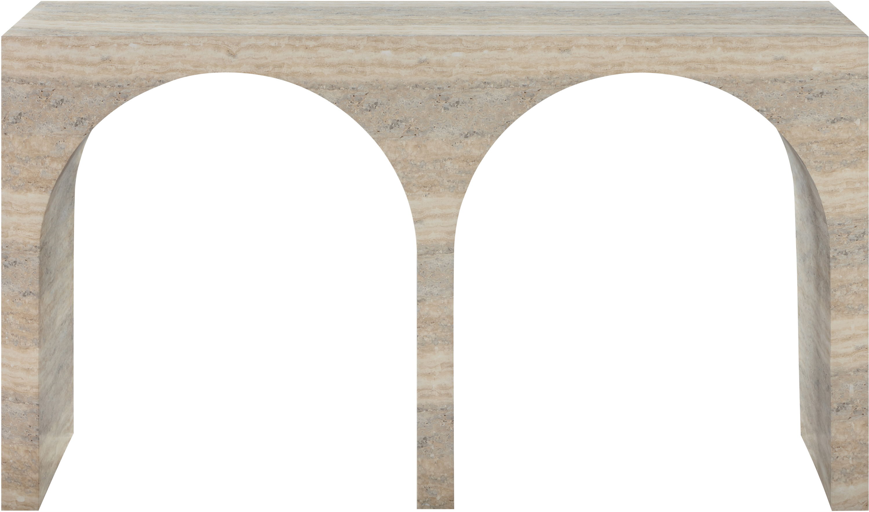 Faenza - Console Table - Travertine