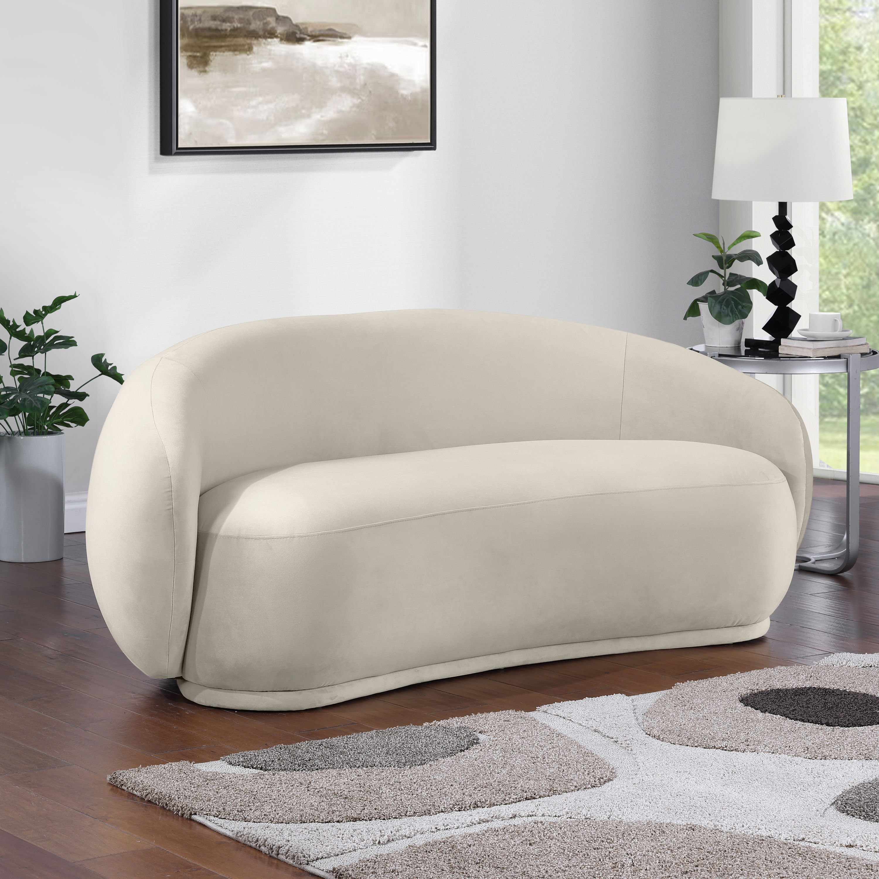 Emery - Loveseat - Cream