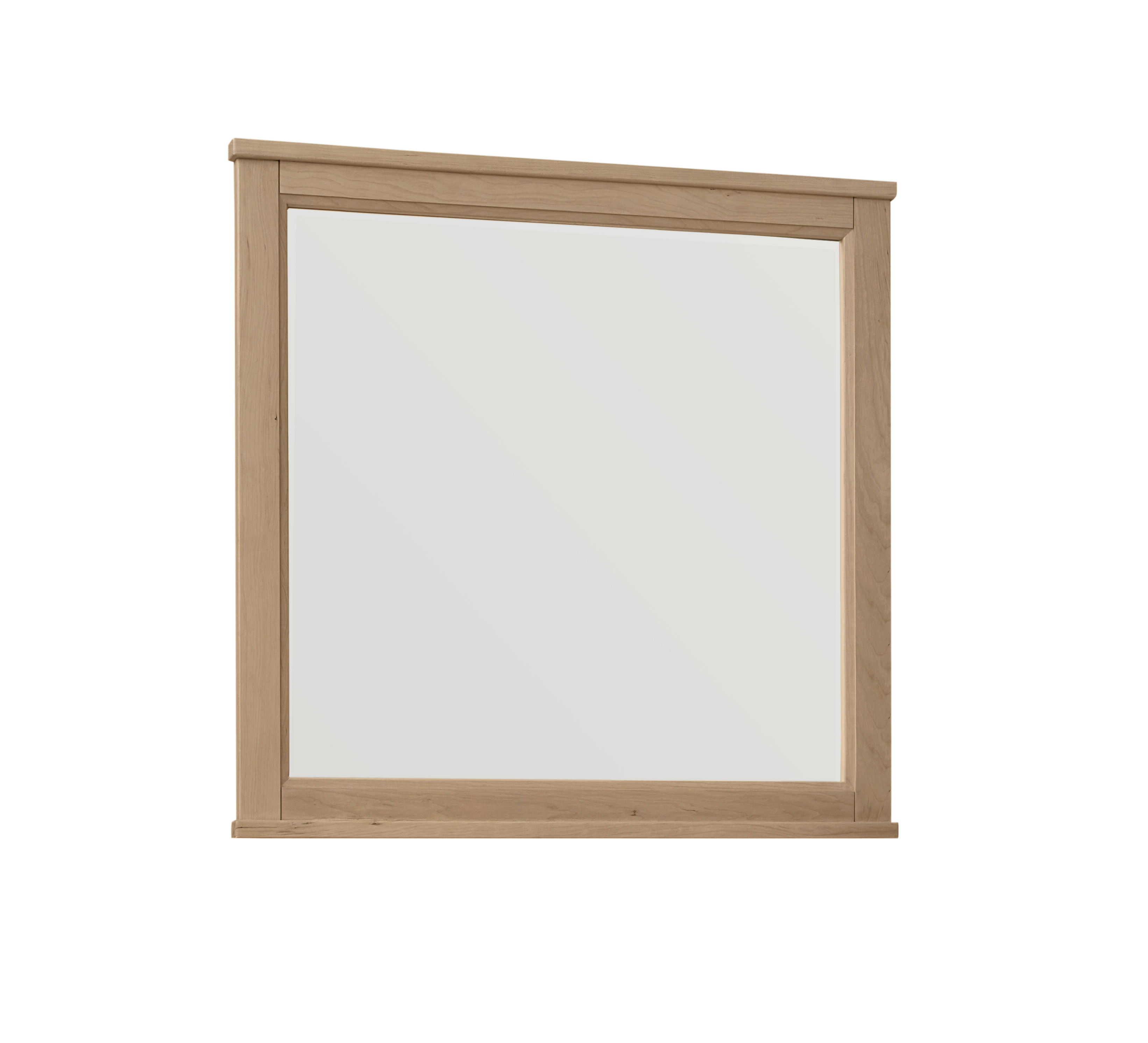 Vaughan-Bassett Crafted Cherry - Landscape Mirror - Beveled Glass - Bleached Cherry