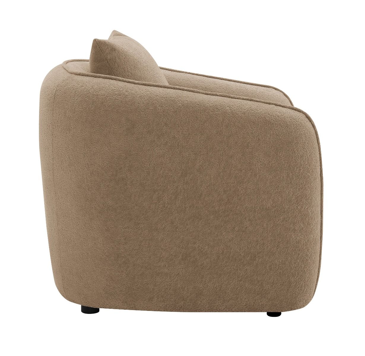 Keith - Chair With Pillow - Brown Chenille, light brown, view 2