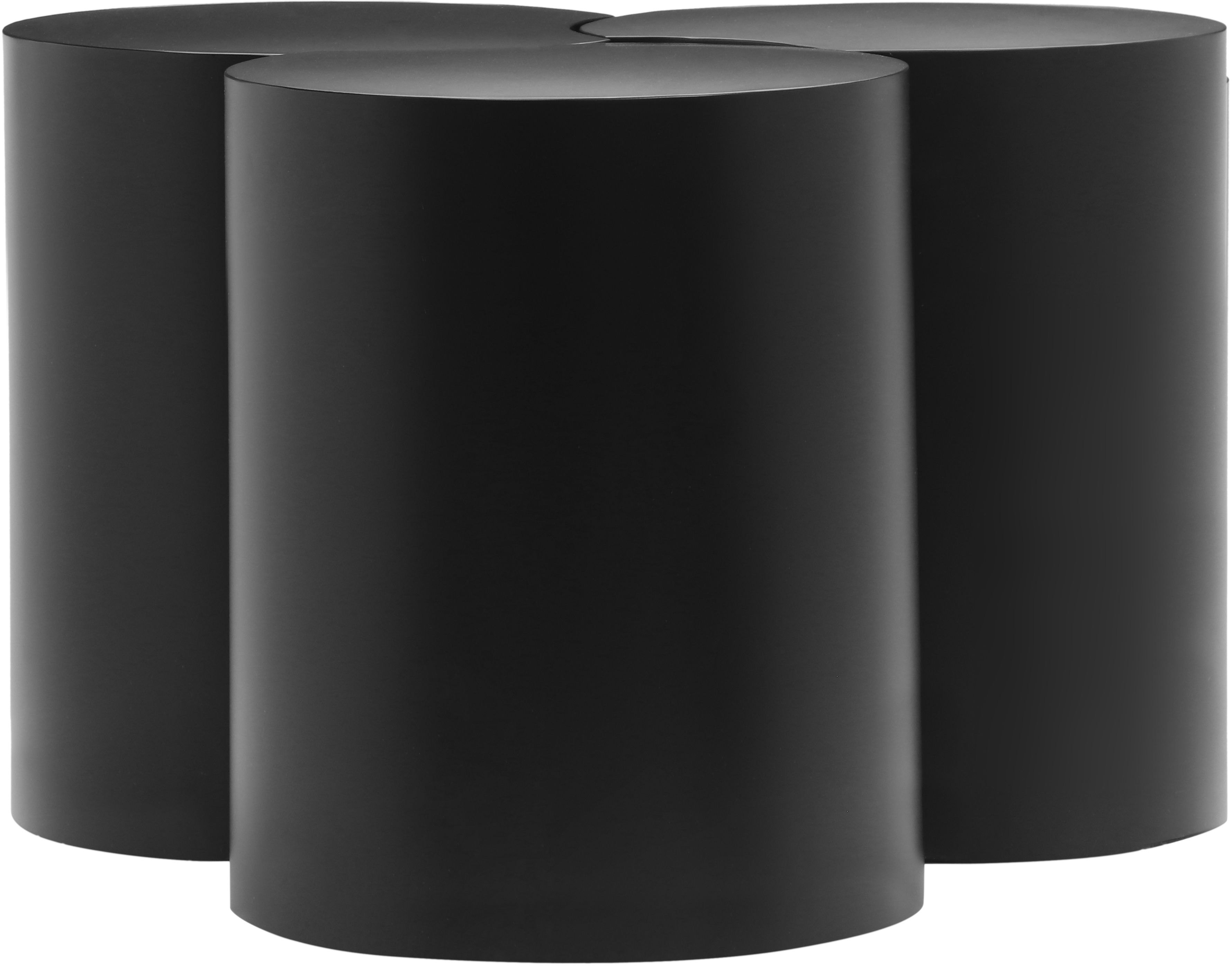 Dimple - 20" 3 Piece Modular Coffee Table - Black