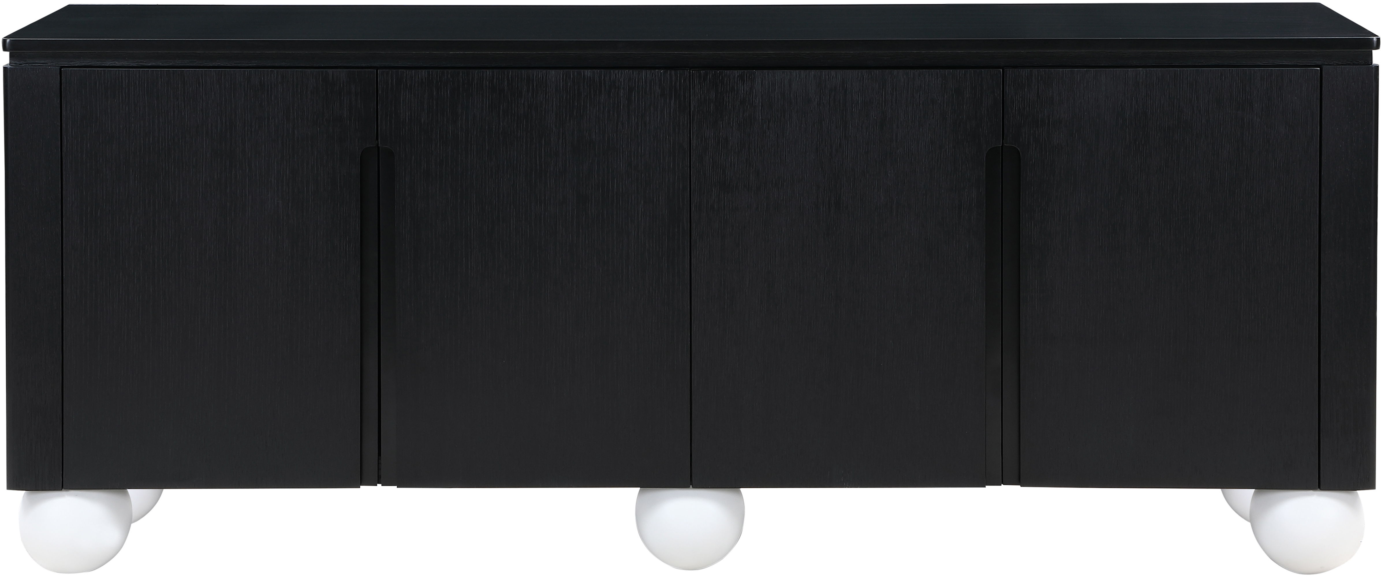 Cardiff - Wood Sideboard / Buffet - Black