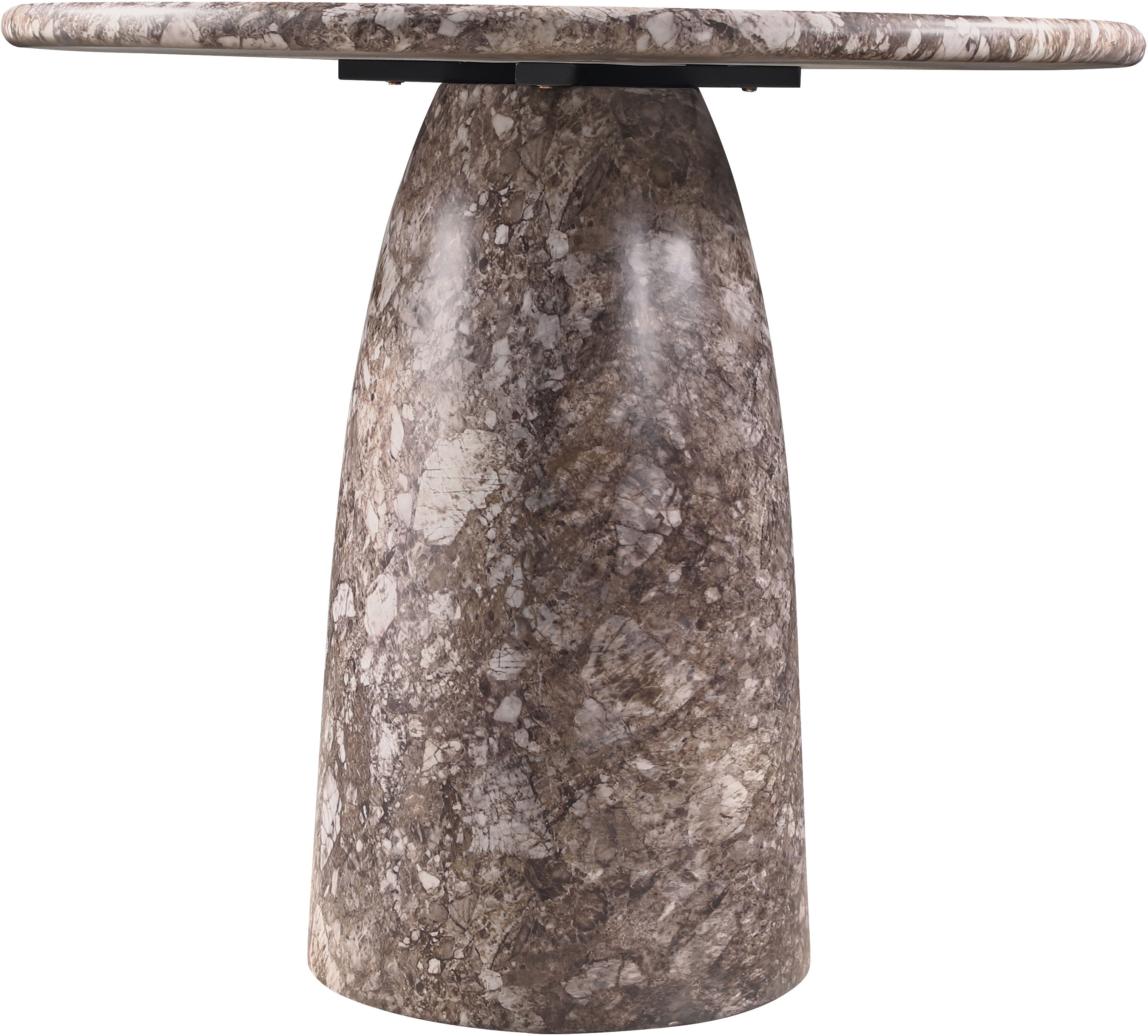 Cosenza - 42" Concrete Indoor / Outdoor Bar Table - Brown