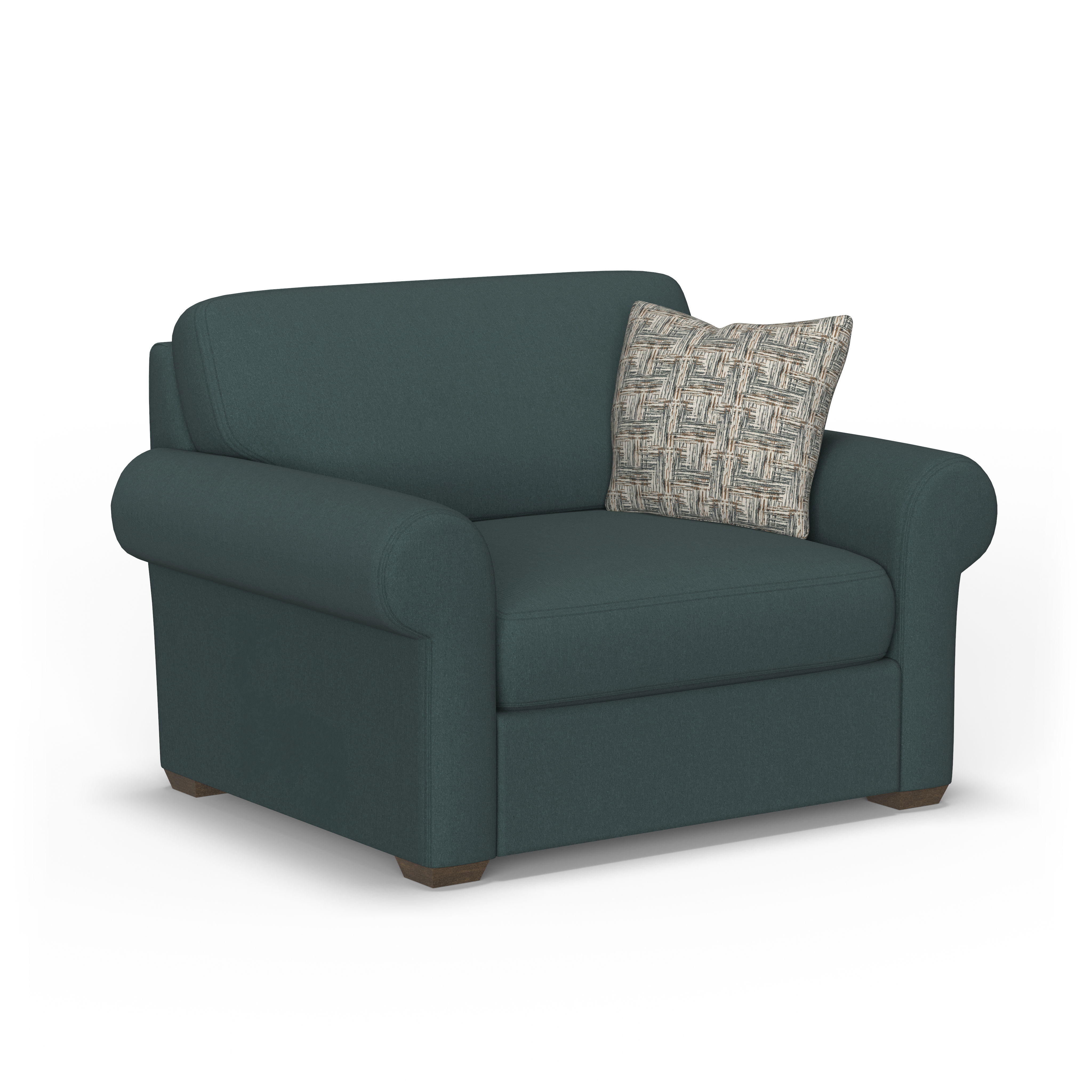 Randall - Fabric Chair, white, view 2