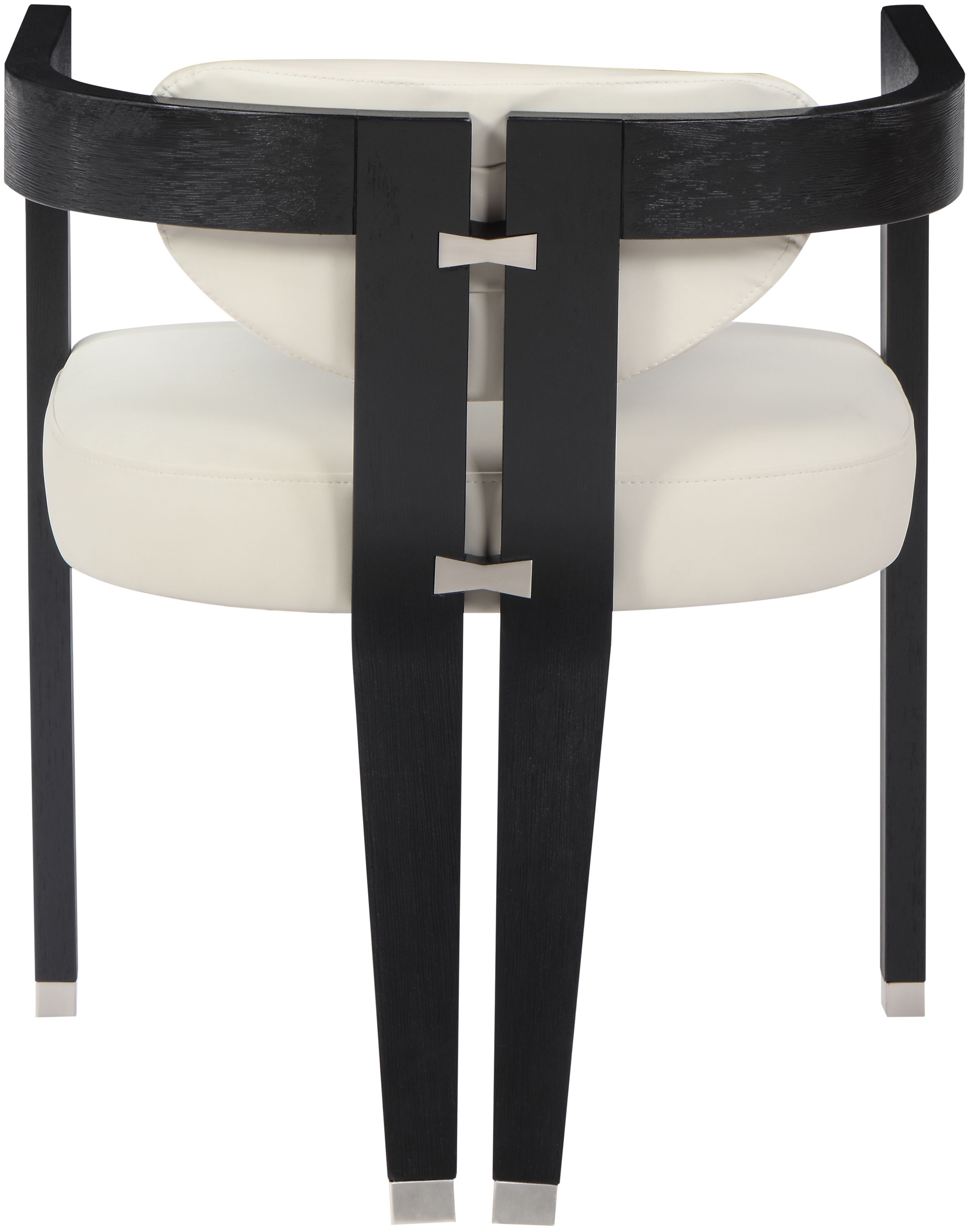 Carlyle - Faux Leather Dining Chair - Cream