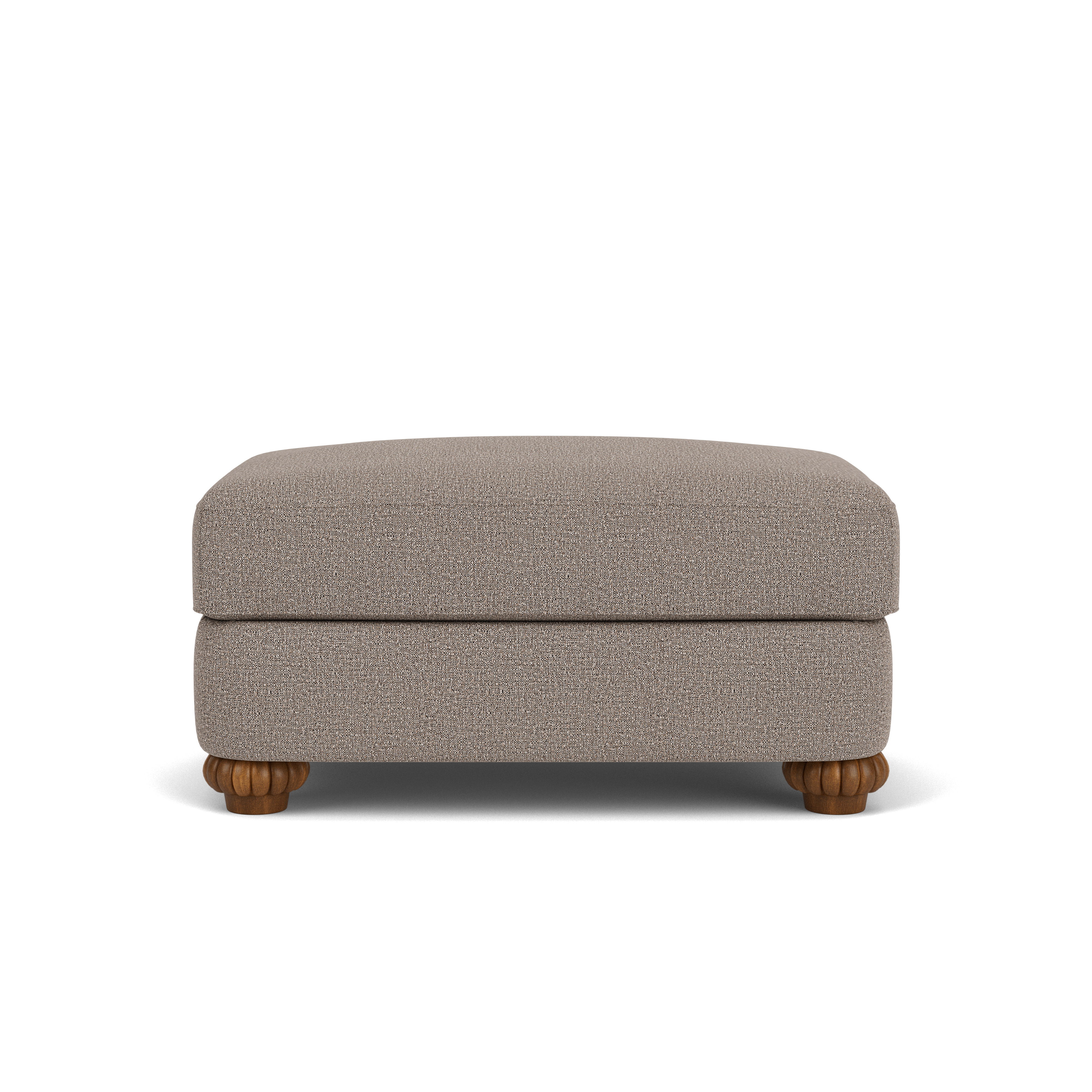 Patterson - Fabric Ottoman, light gray, view 6