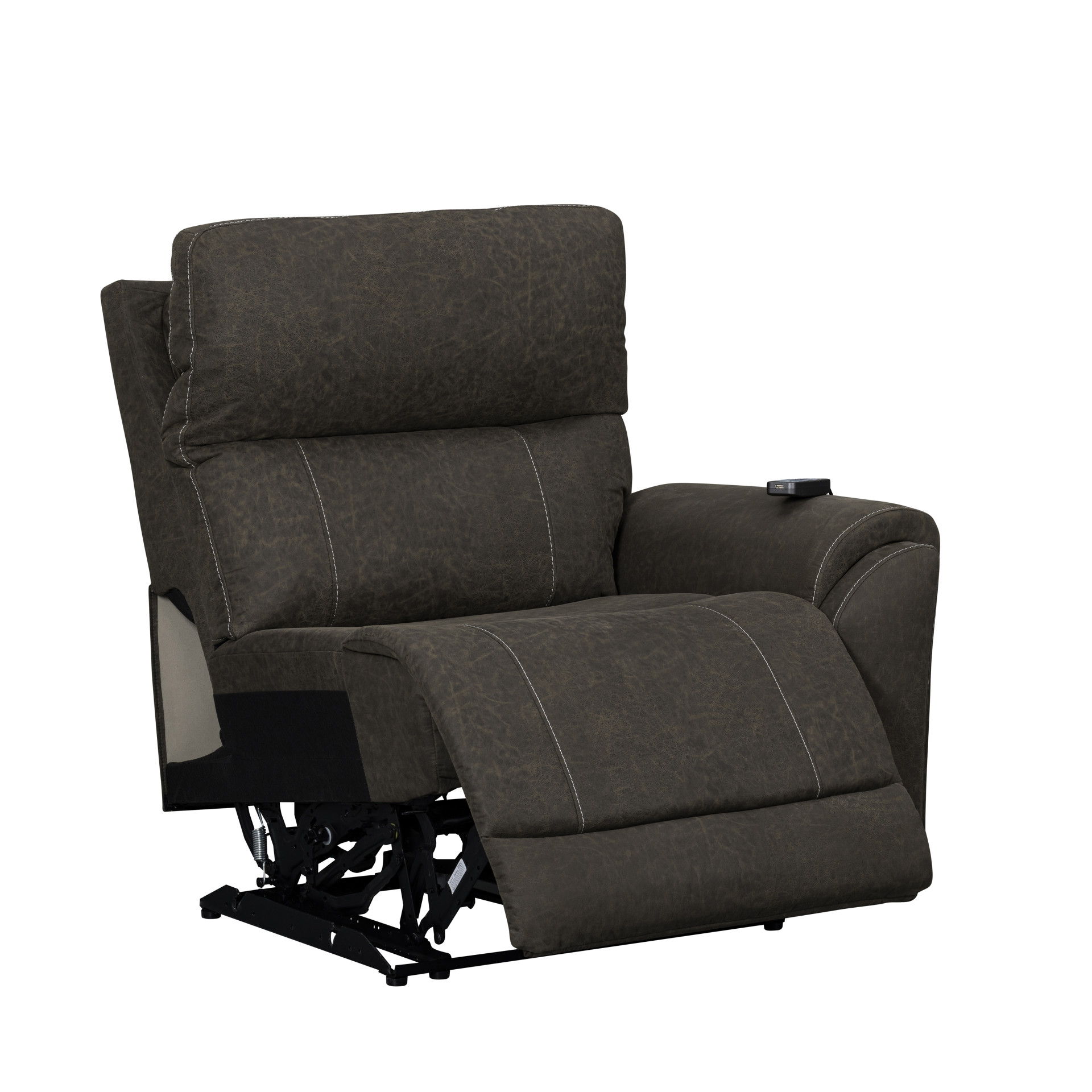 Gaia - RAF Recliner With Power Headrest, Footrest, Massage, Heat - Sable