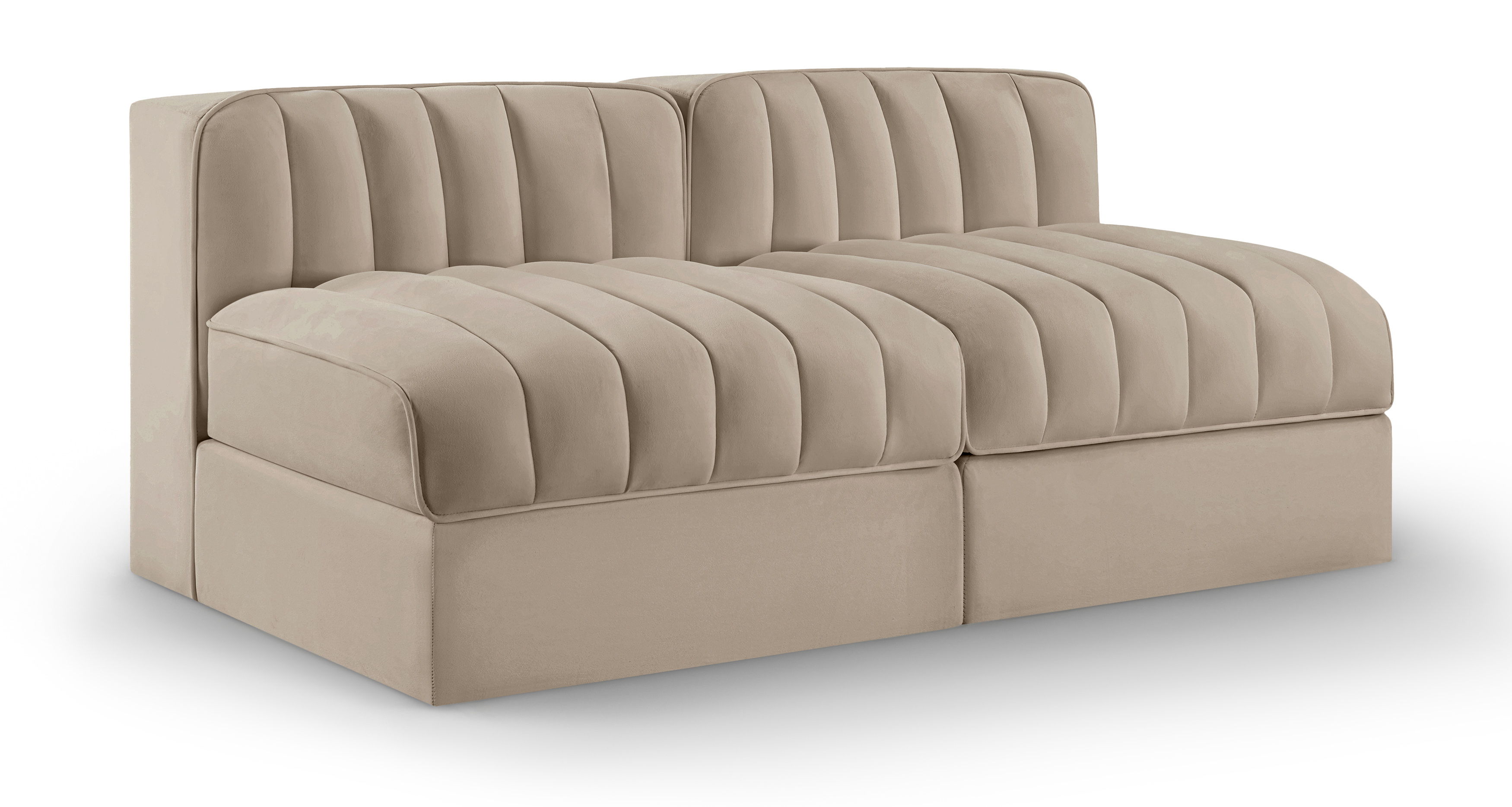 2 Pc · Modular Armless Loveseat