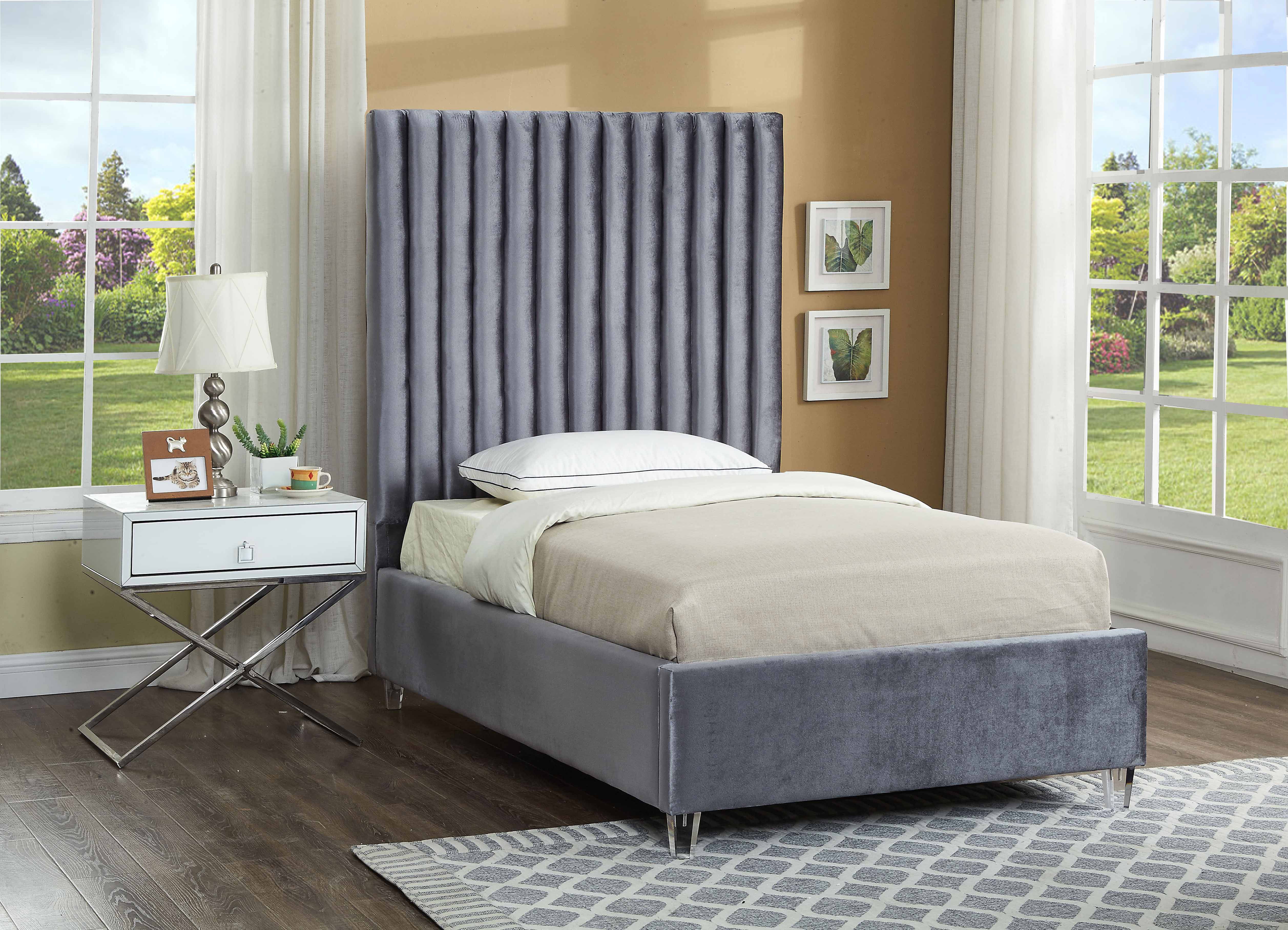 Candace - Twin Bed - Gray