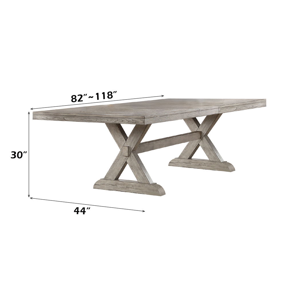 Rocky - Dining Table - Gray Oak, gray, view 7