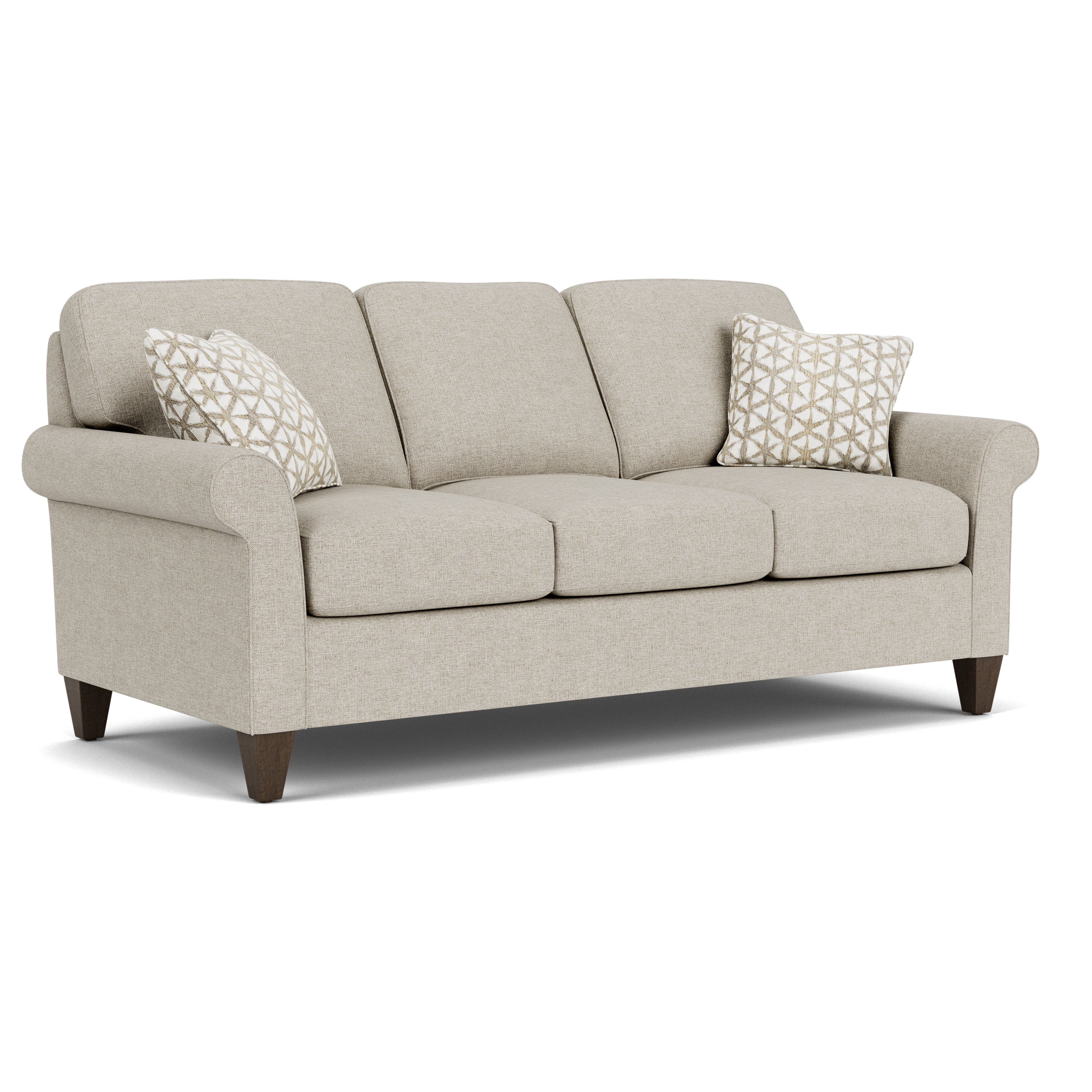 Westside - Fabric Sofa, Accent Pillows Included, gray, view 2