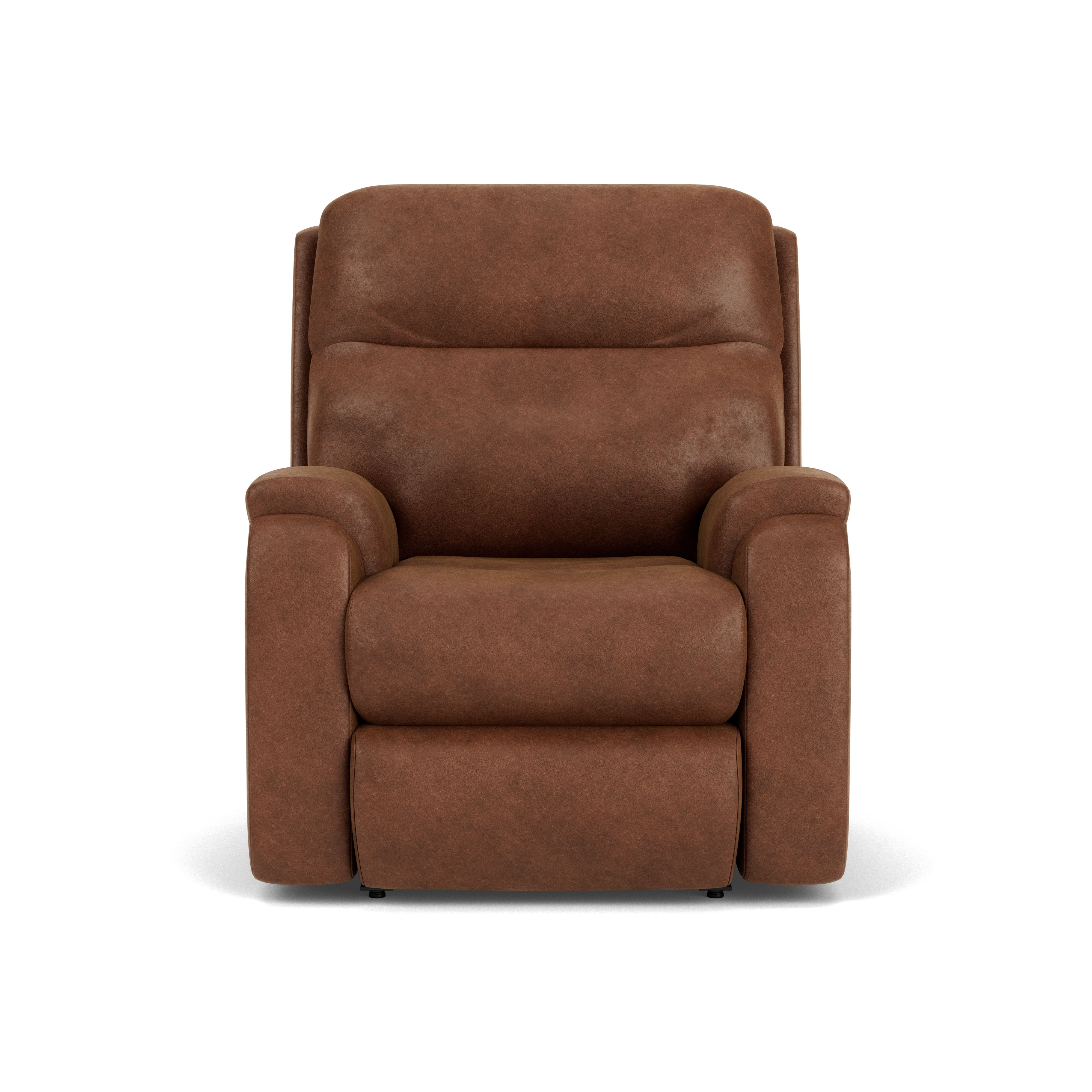Penn - Transitional Fabric Power Rocking Recliner With Power Headrest & Lumbar, dark gray, view 3