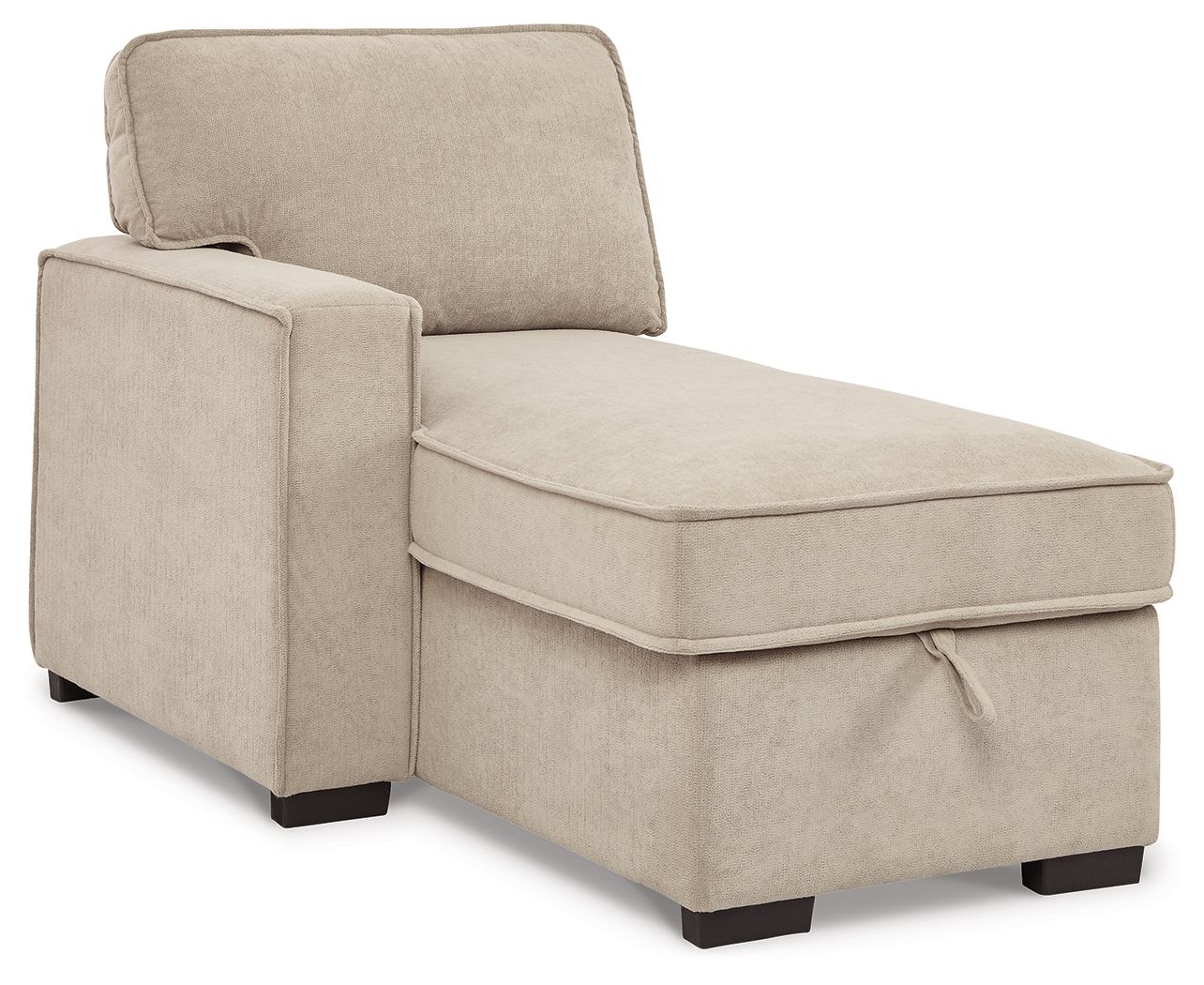 Darton Cream Chaise With Storage New Lots Furniture Online Store
