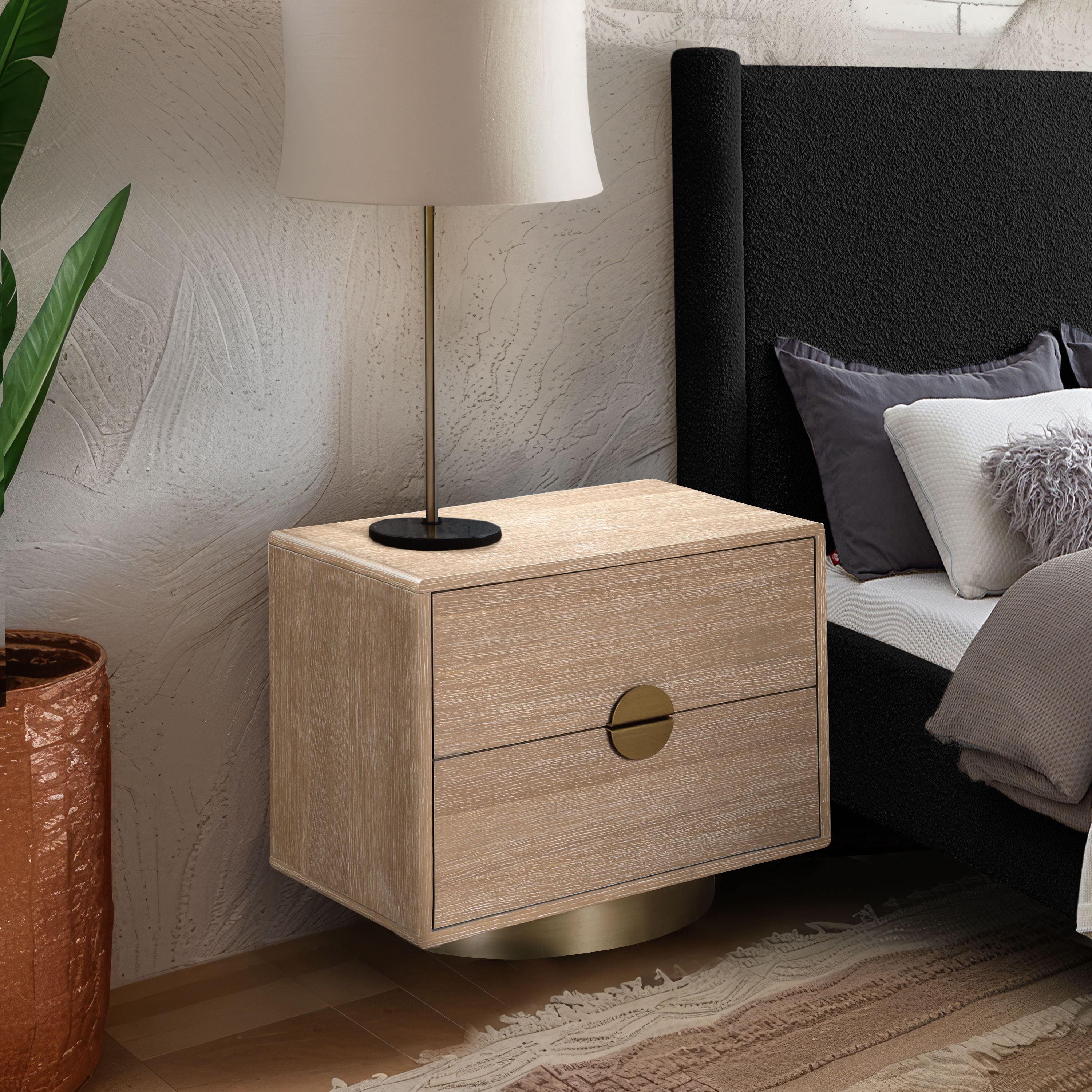 Wade - Night Stand / Side Table - Natural