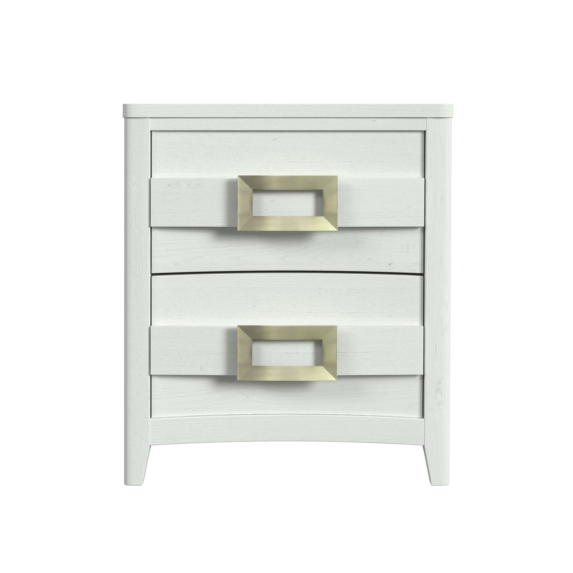 Tobias - 2-Drawer Nightstand With USB - White