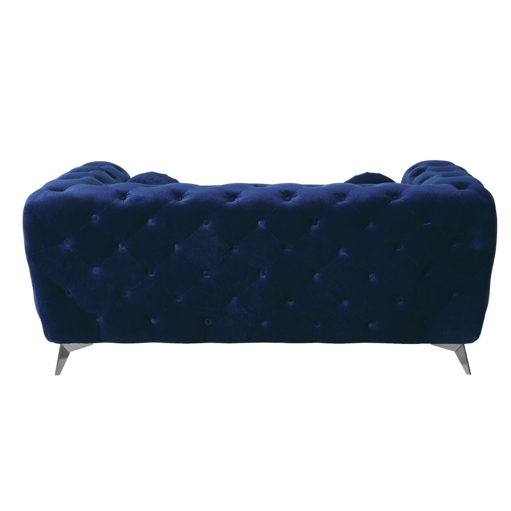 Atronia - Loveseat - Blue Velvet, blue, view 2