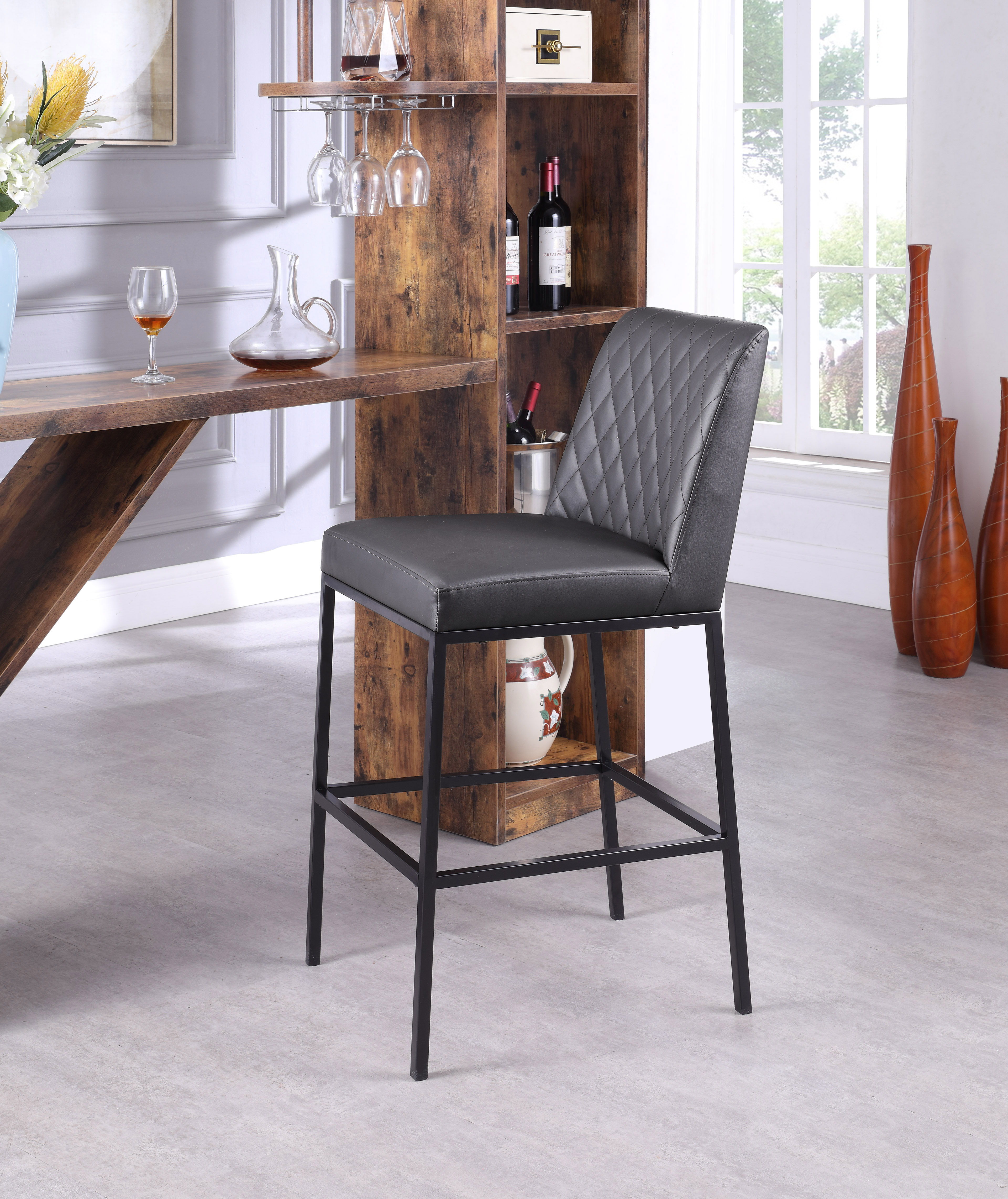 Bryce - Stool (Set of 2) - Gray
