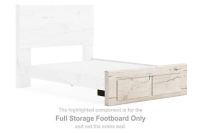 Lawroy – Full Storage Footboard – Light Natural