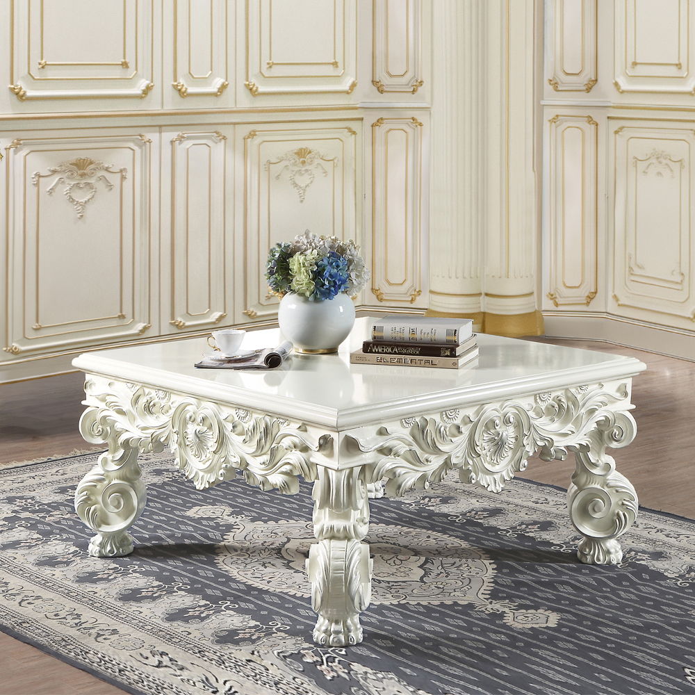 Adara - Coffee Table - Antique White, beige, view 4