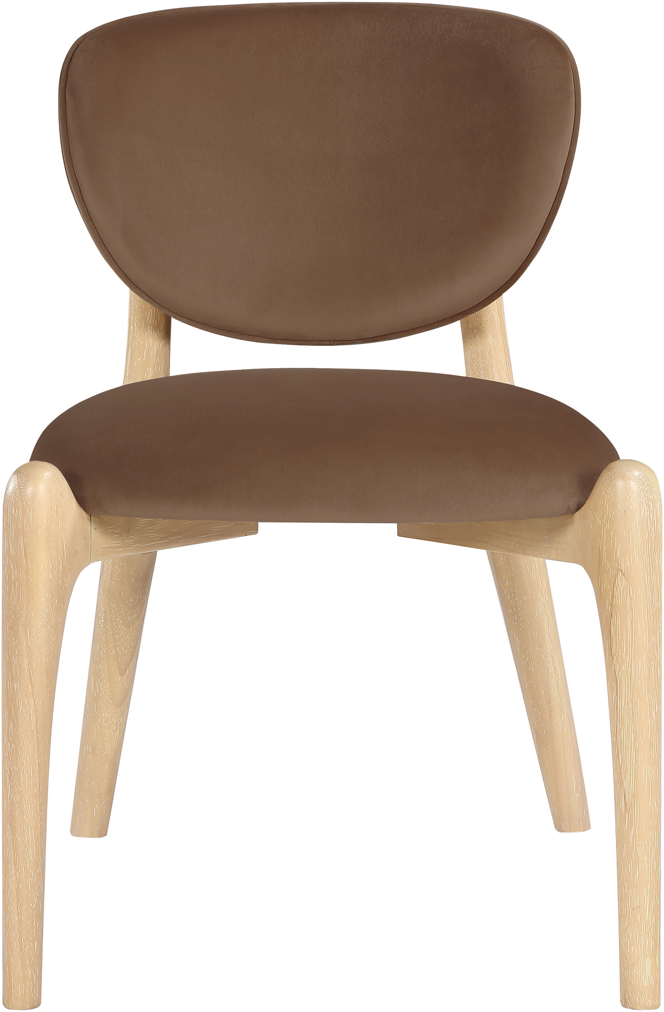 Velora - Upholstered Dining Chair (Set of 2) - Brown / Natural