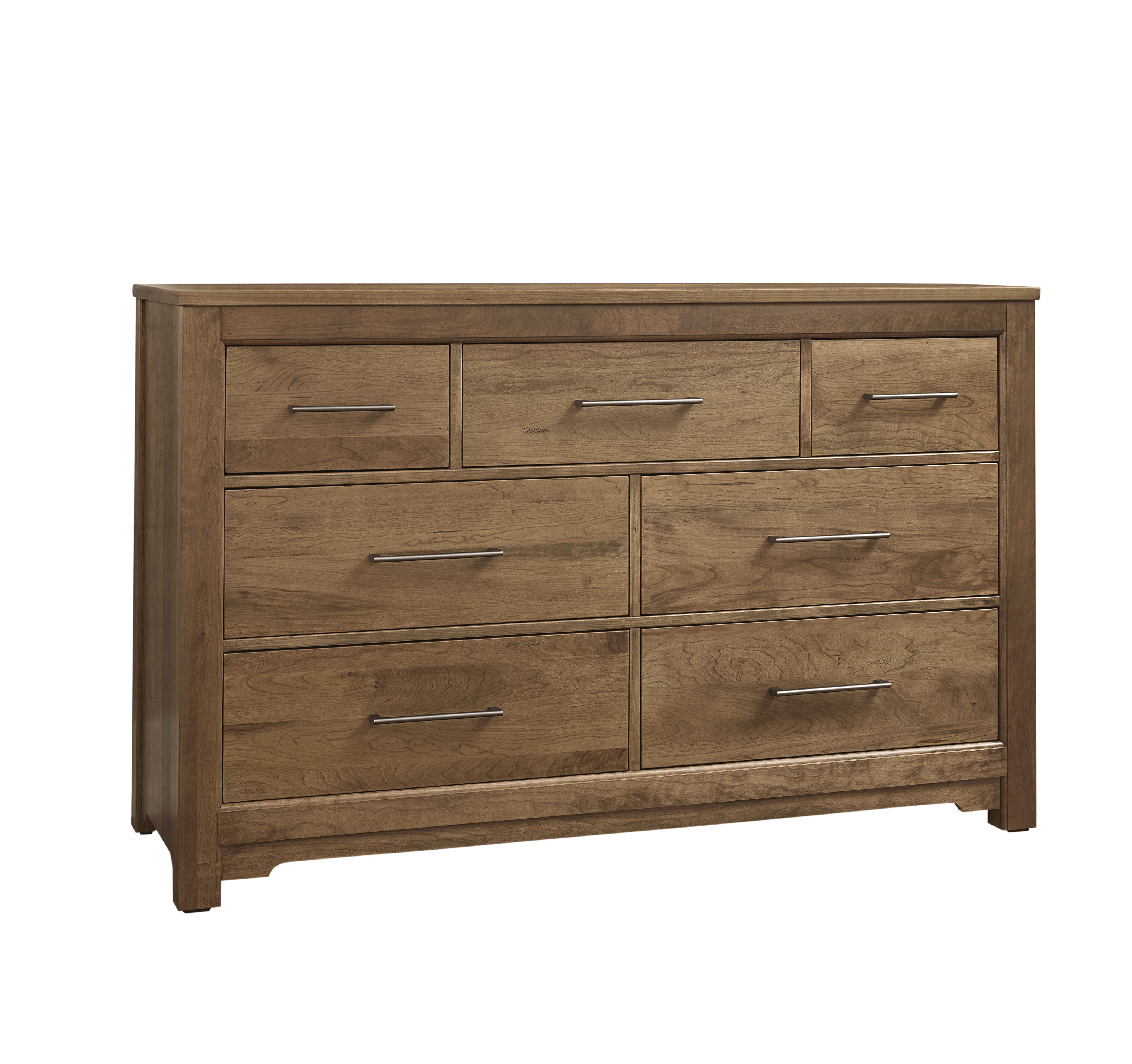 Vaughan-Bassett Crafted Cherry - Dresser - 7 Drawers - Medium Cherry